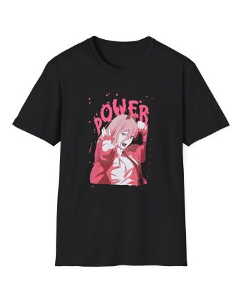 Chainsaw Man Power Splatter Unisex Softstyle T-Shirt