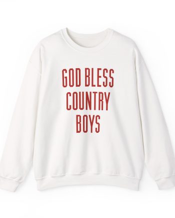 Hd God Bless Country Boys Unisex Heavy Blend™ Crewneck Sweatshirt