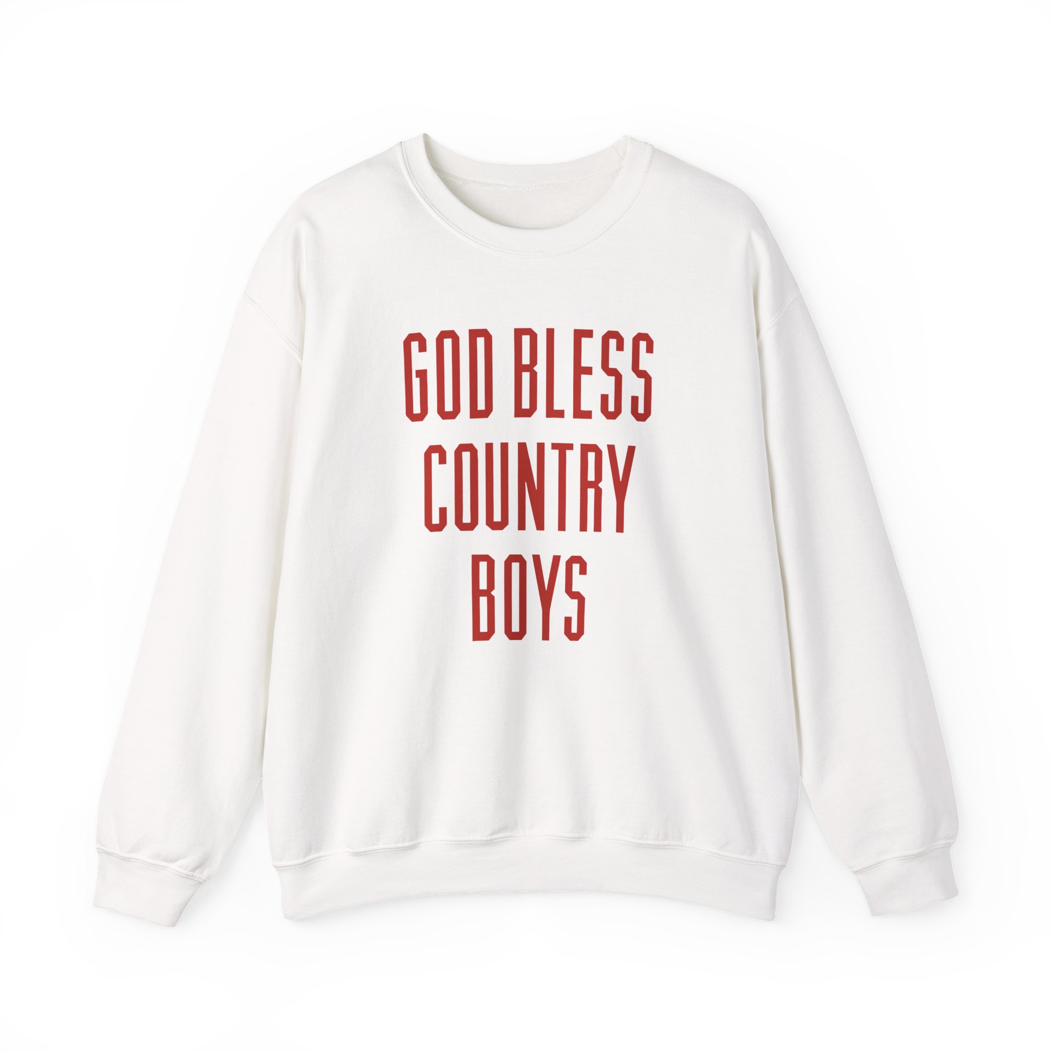 Hd God Bless Country Boys Unisex Heavy Blend™ Crewneck Sweatshirt