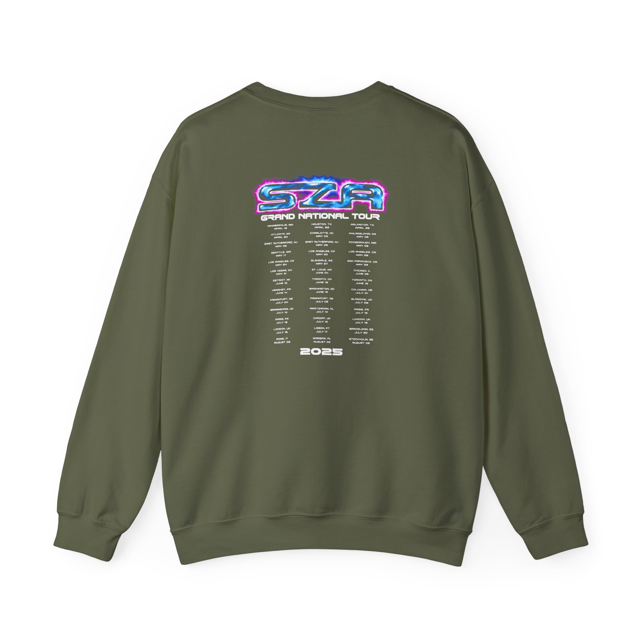 Sza Sos Butterfly Grand National Tour Unisex Heavy Blend™ Crewneck Sweatshirt - Image 8