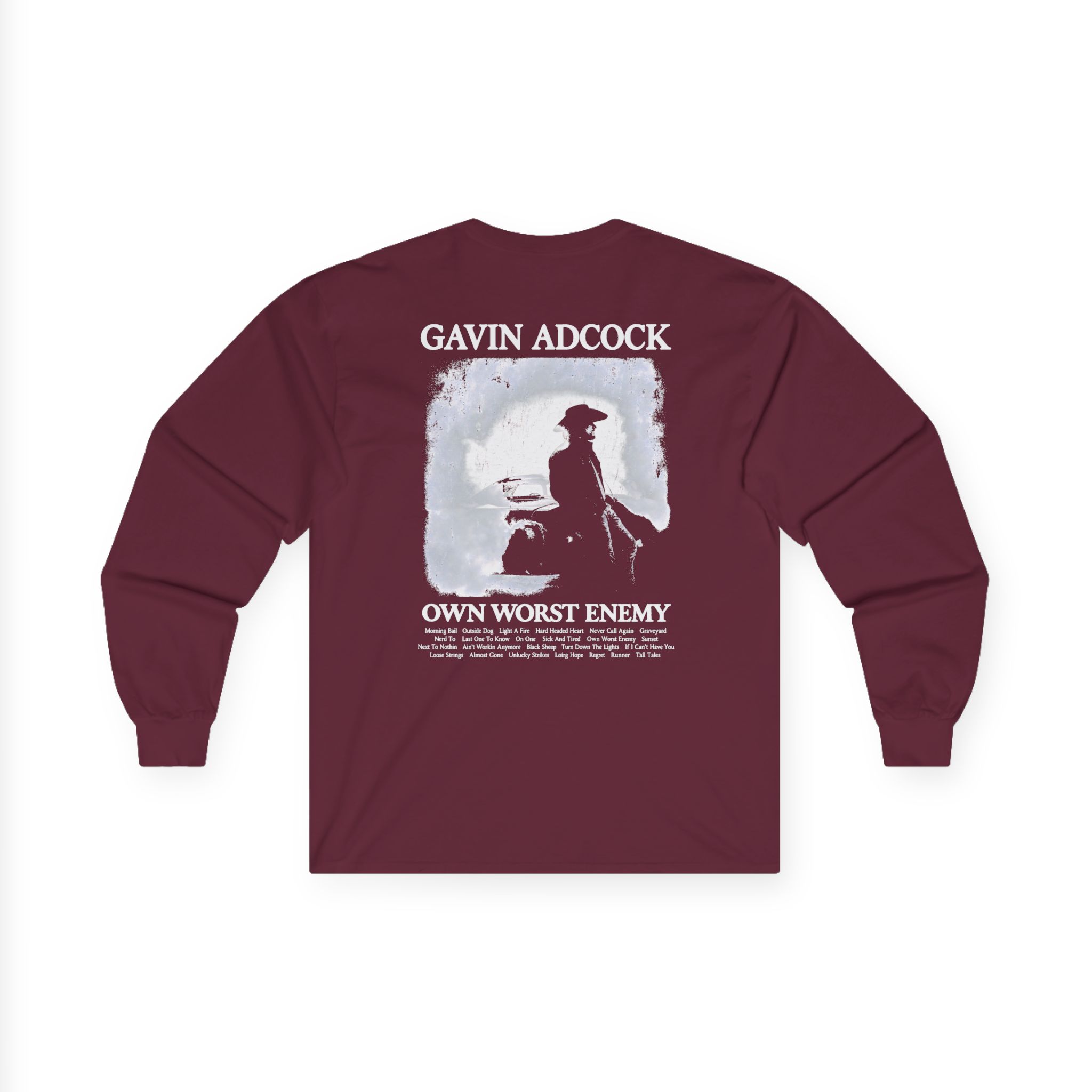 Gavin Adcock My Own Worst Enemy Unisex Ultra Cotton Long Sleeve Tee - Image 4