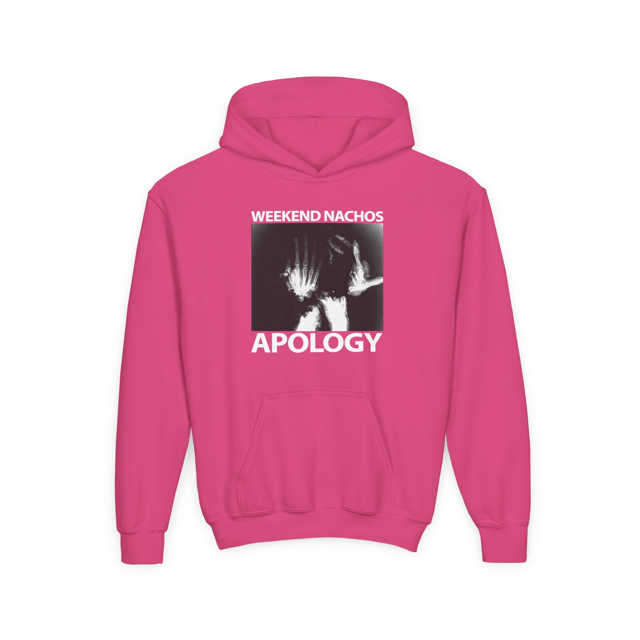 Youth Weekend Nachos Apology Heavy Blend Hooded Sweatshirt - Image 13