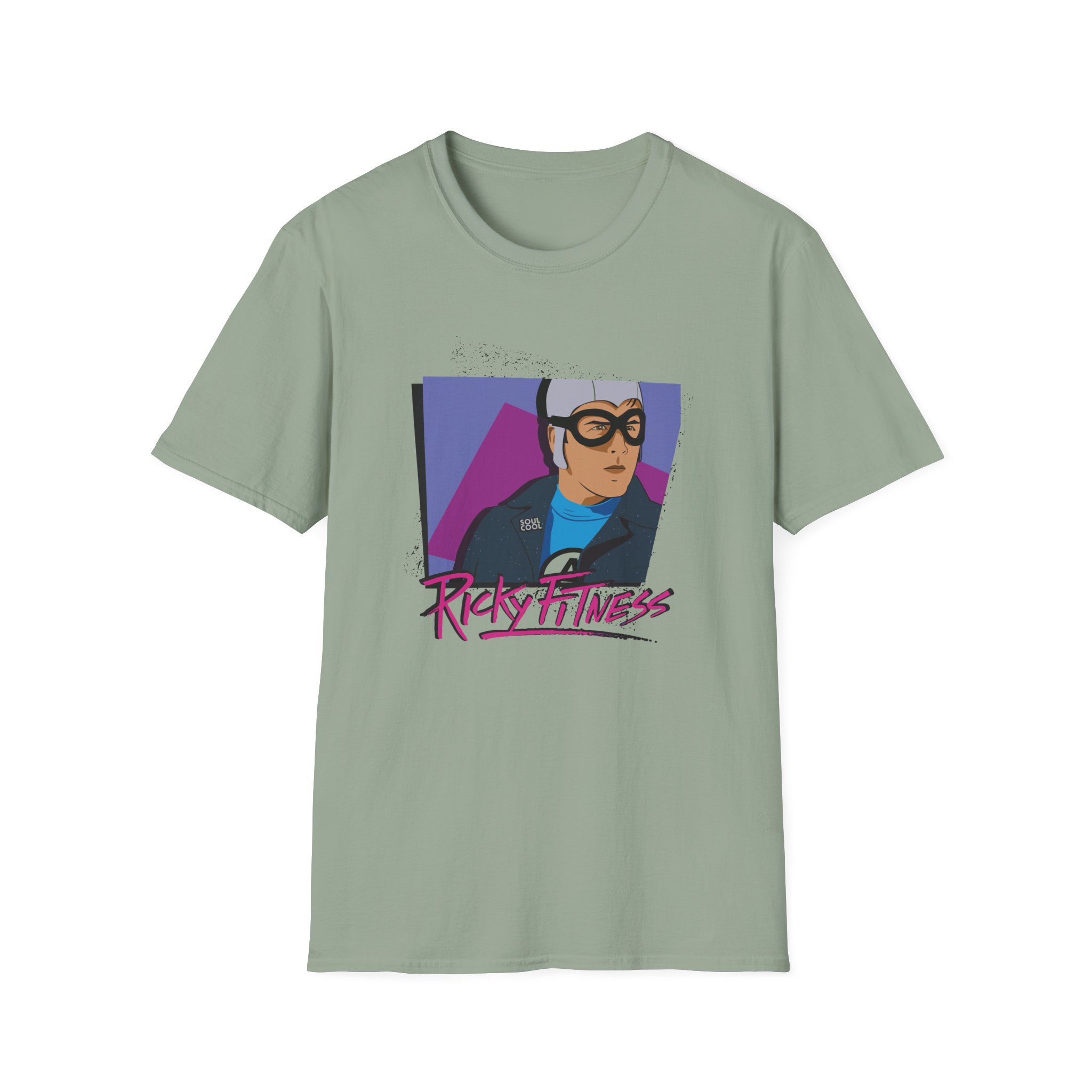 The Aquabats Ricky Fitness Soul Cool Unisex Softstyle T-Shirt - Image 13