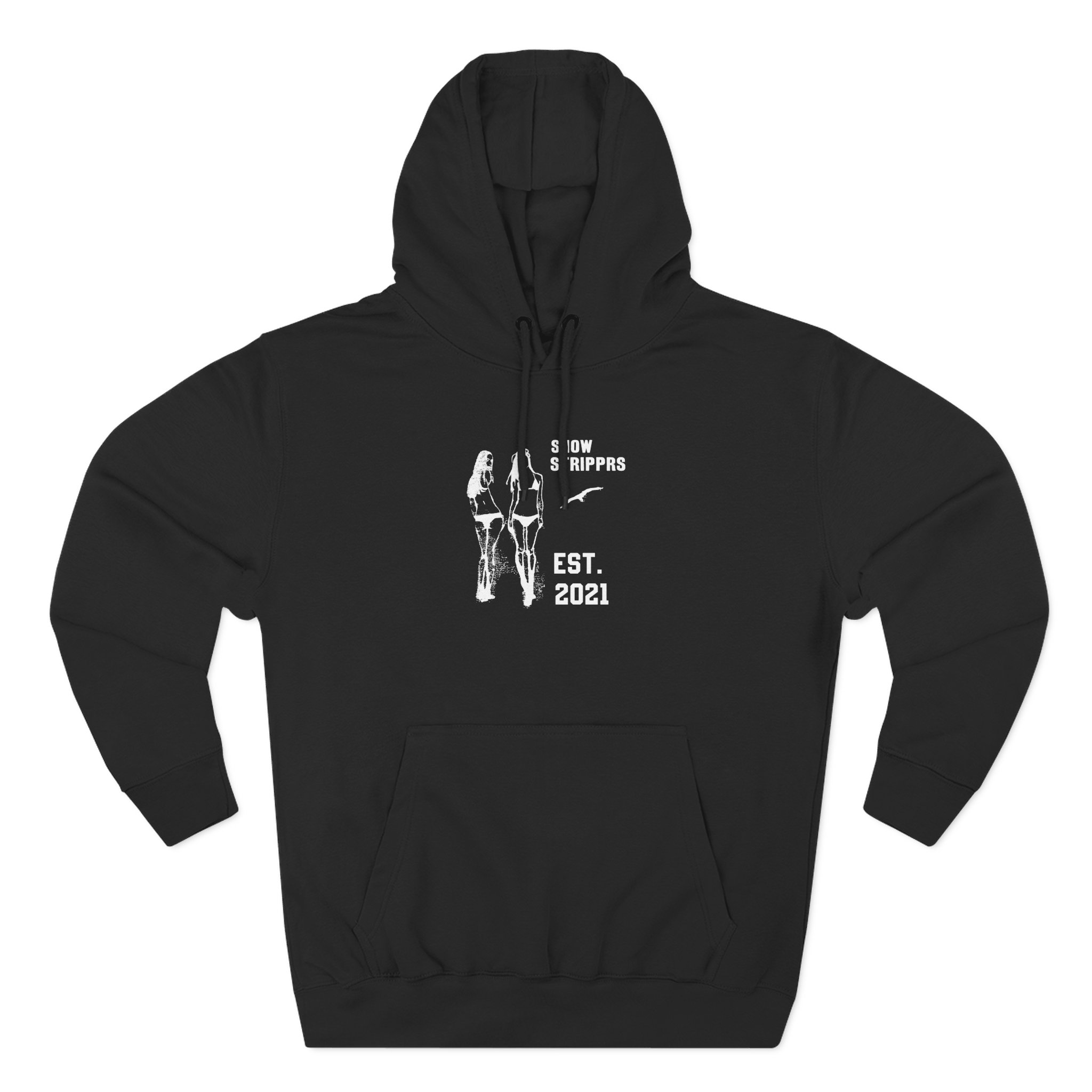 Snow Strippers Three-Panel Fleece Hoodie