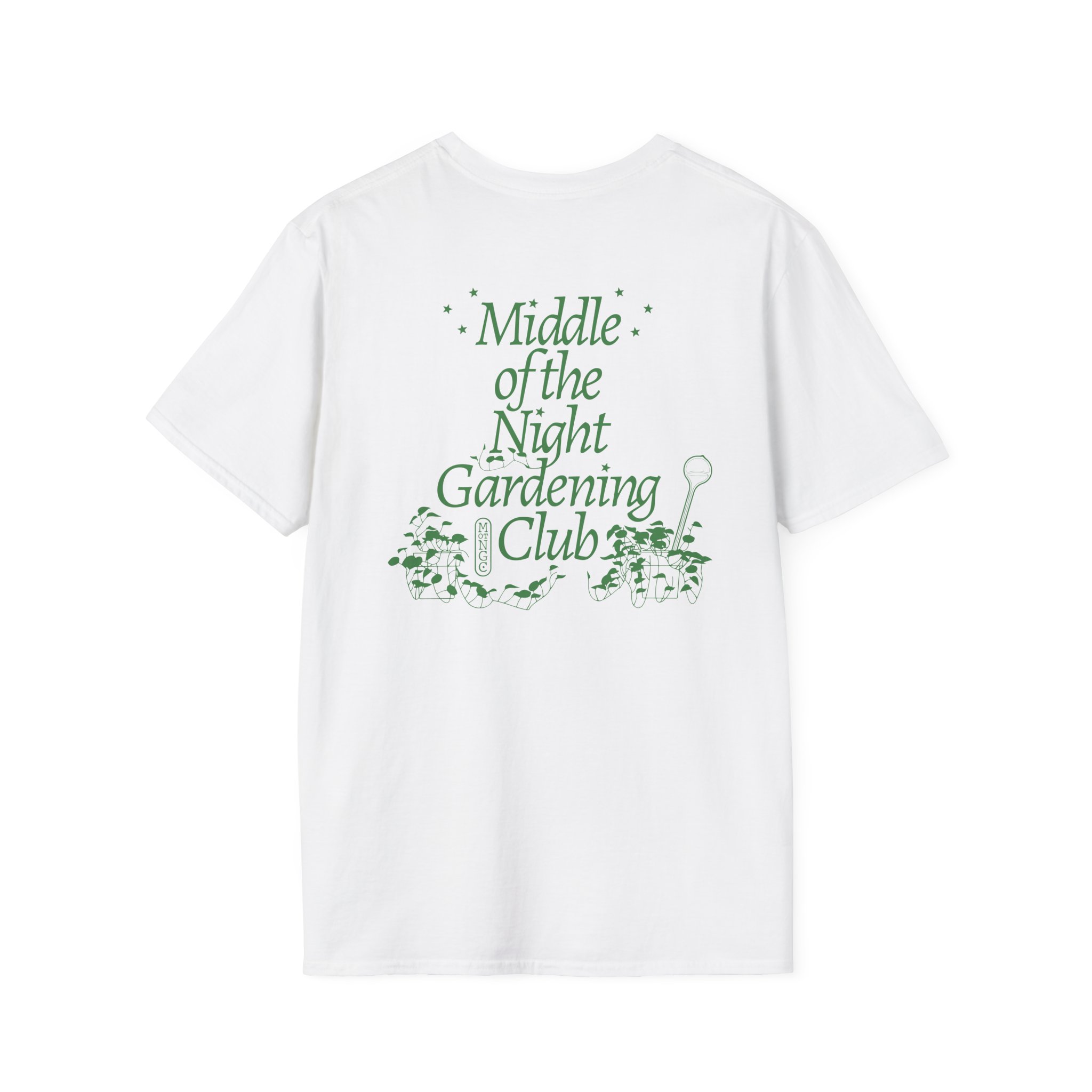 Dropout Middle of the Night Gardening Club Unisex Softstyle T-shirt - Image 4