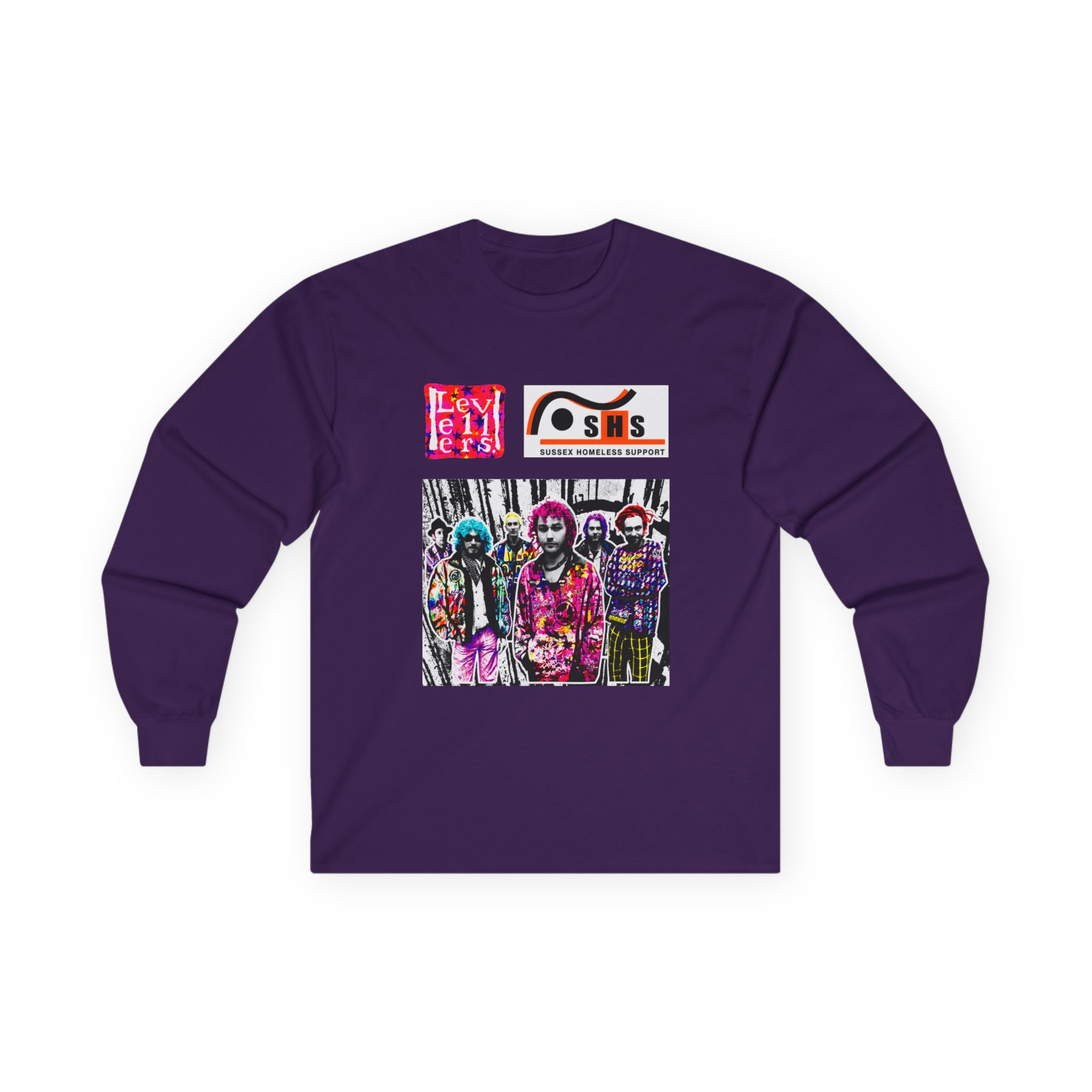 Levellers Postman Print Unisex Ultra Cotton Long Sleeve Tee - Image 11