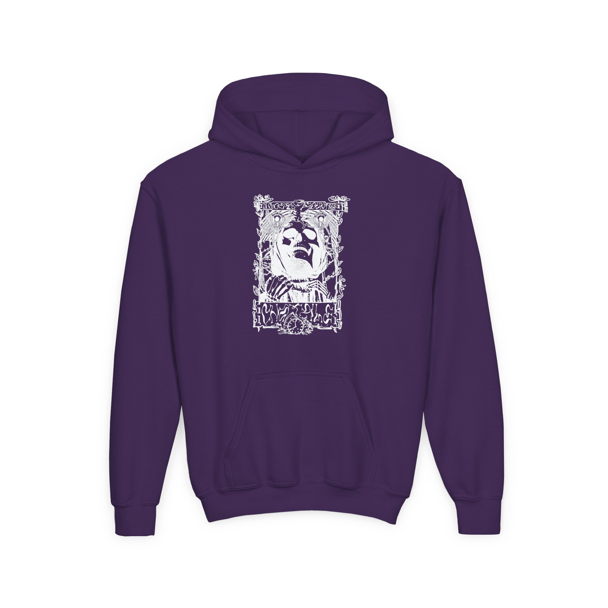 Chat Pile Samantha Wendel Youth Heavy Blend Hooded Sweatshirt - Image 9