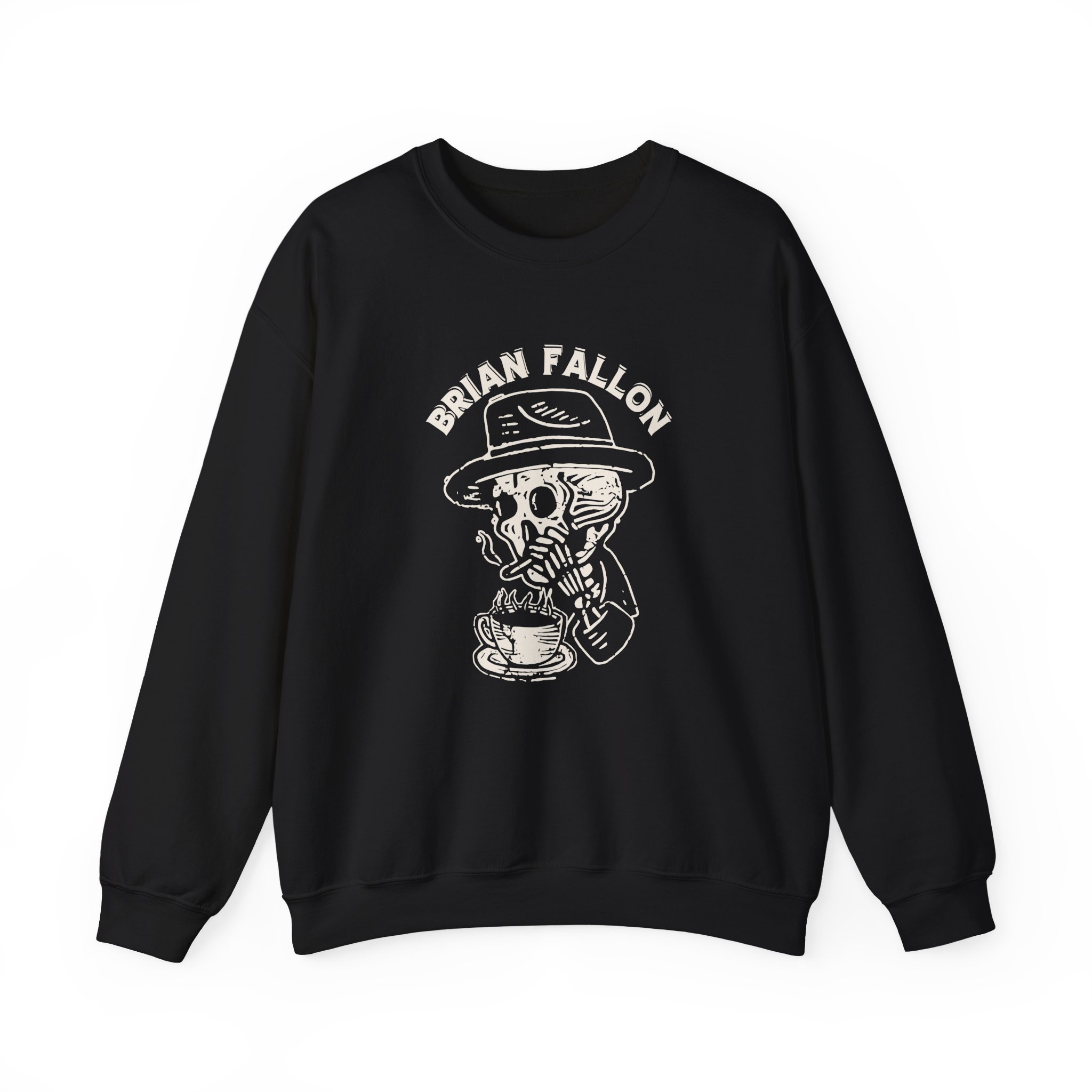 Brian Fallon Smoking Skeleton Unisex Heavy Blend™ Crewneck Sweatshirt