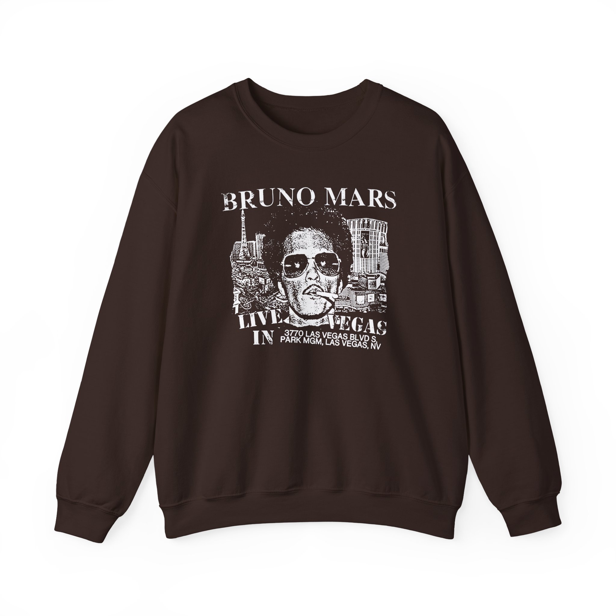 Bruno Mars Live In Vegas Unisex Heavy Blend™ Crewneck Sweatshirt - Image 3