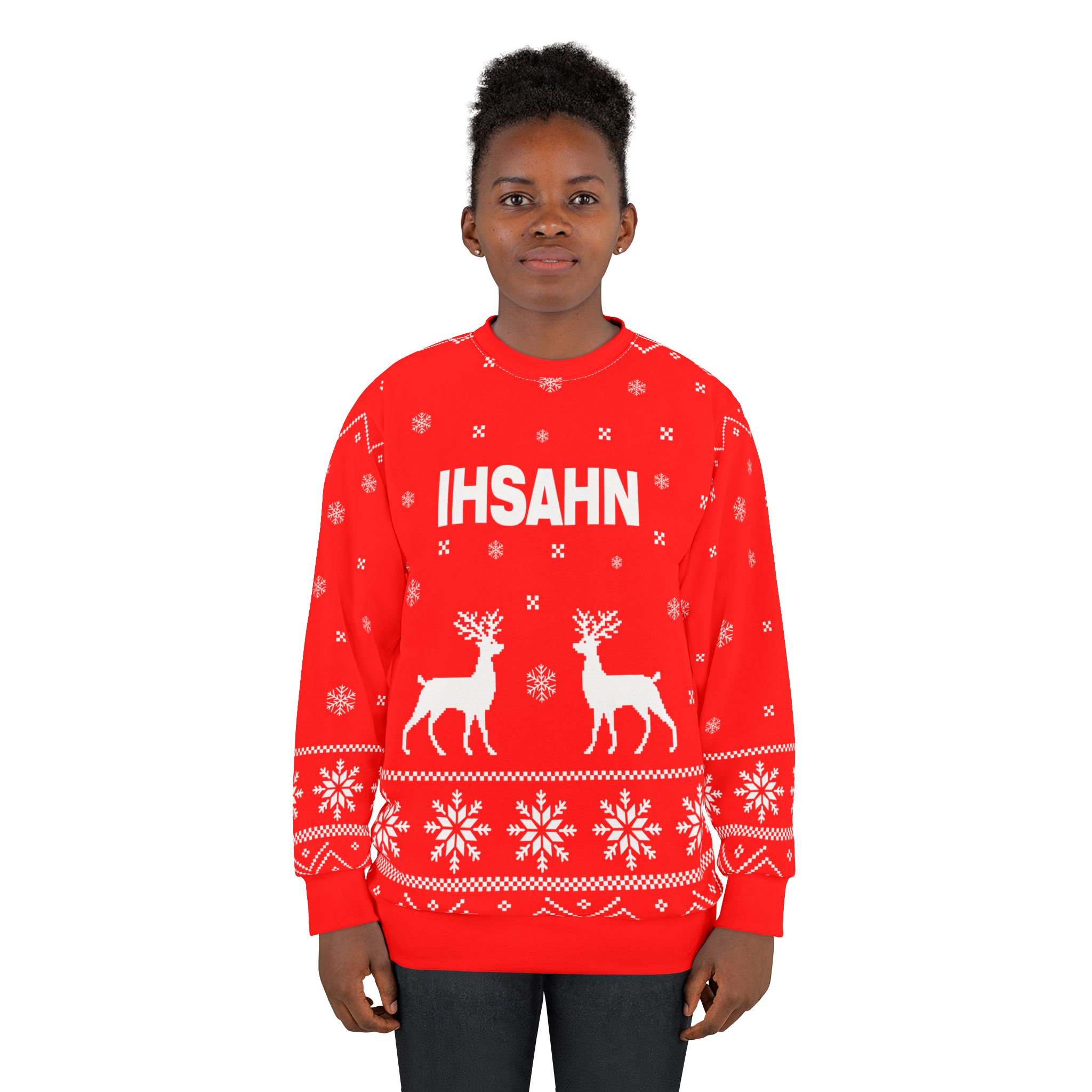 Ihsahn Unisex Sweatshirt (AOP) - Image 4