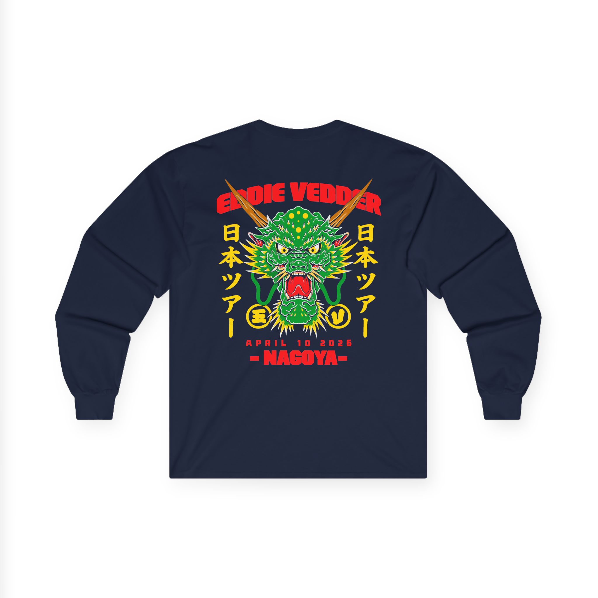 Eddie Vedder 2026 Nagoya Unisex Ultra Cotton Long Sleeve Tee - Image 12