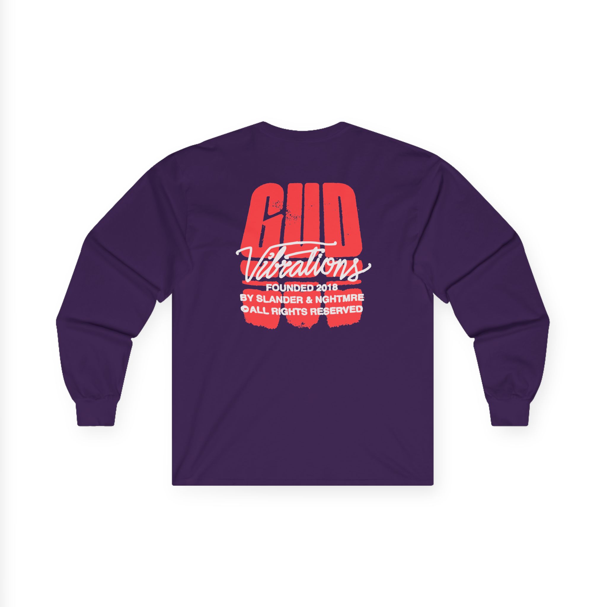Slander Gud Vibrations Graffiti Unisex Ultra Cotton Long Sleeve Tee - Image 12