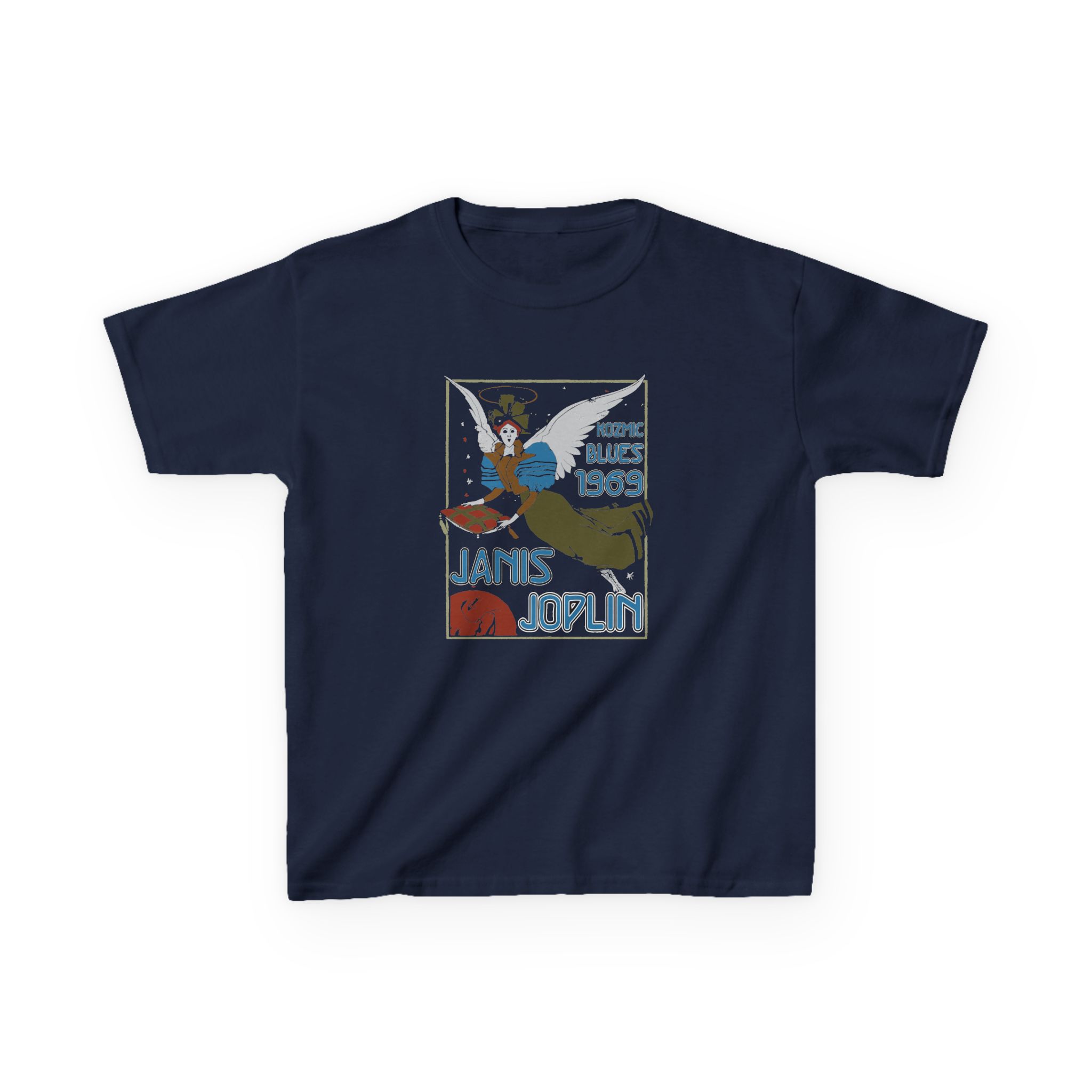 Janis Joplin Kozmic Blues 1969 Kids Heavy Cotton™ Tee - Image 3