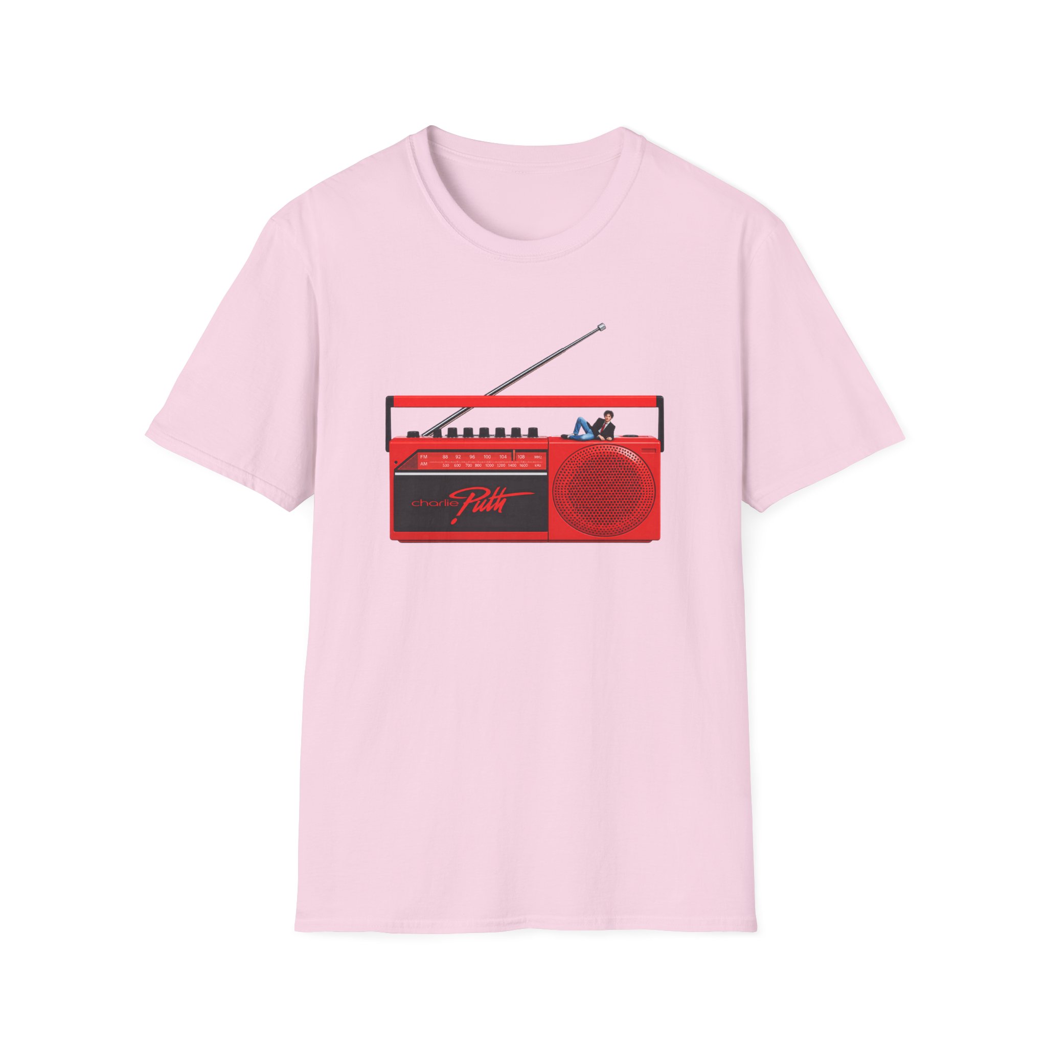 Charlie Puth Whatever's Clever! - Radio Unisex Softstyle T-shirt - Image 15