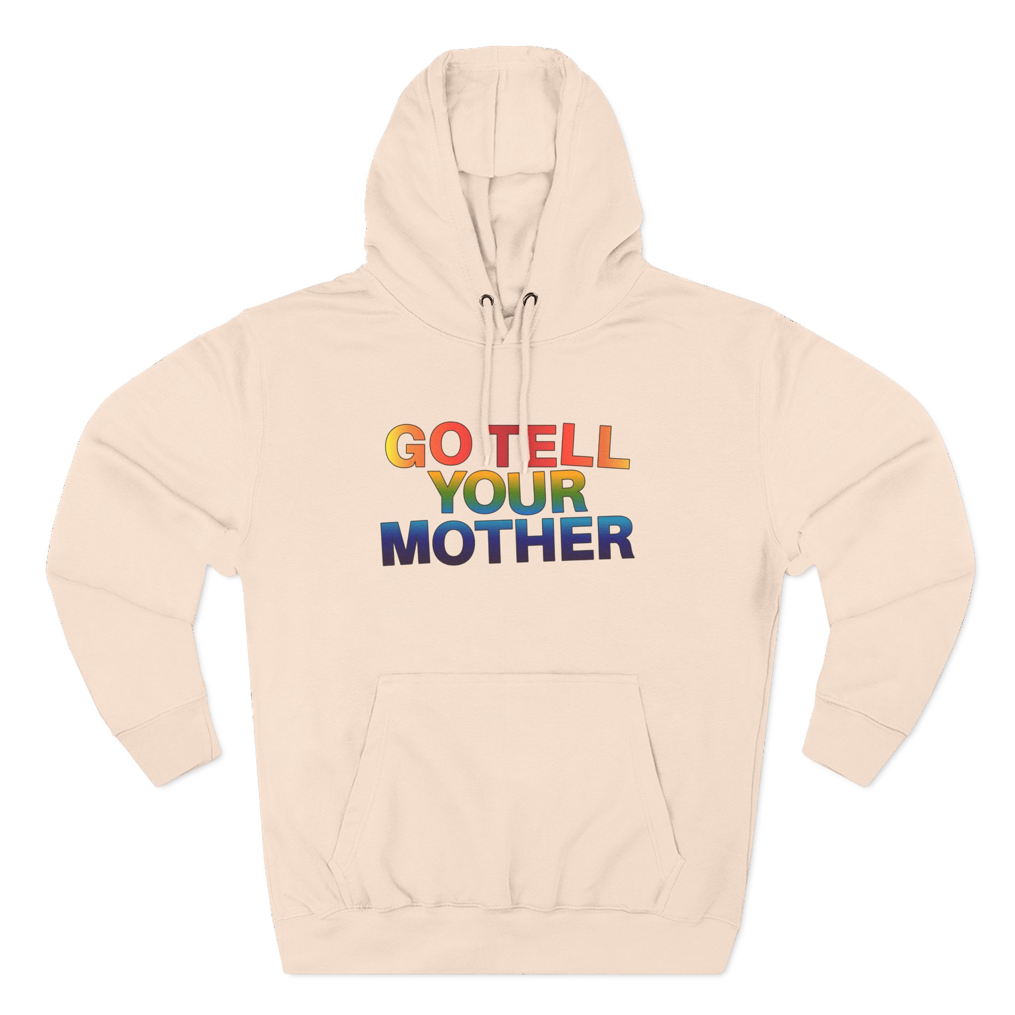 D L Go Tell Your Mother Three-Panel Fleece Hoodie - Image 5