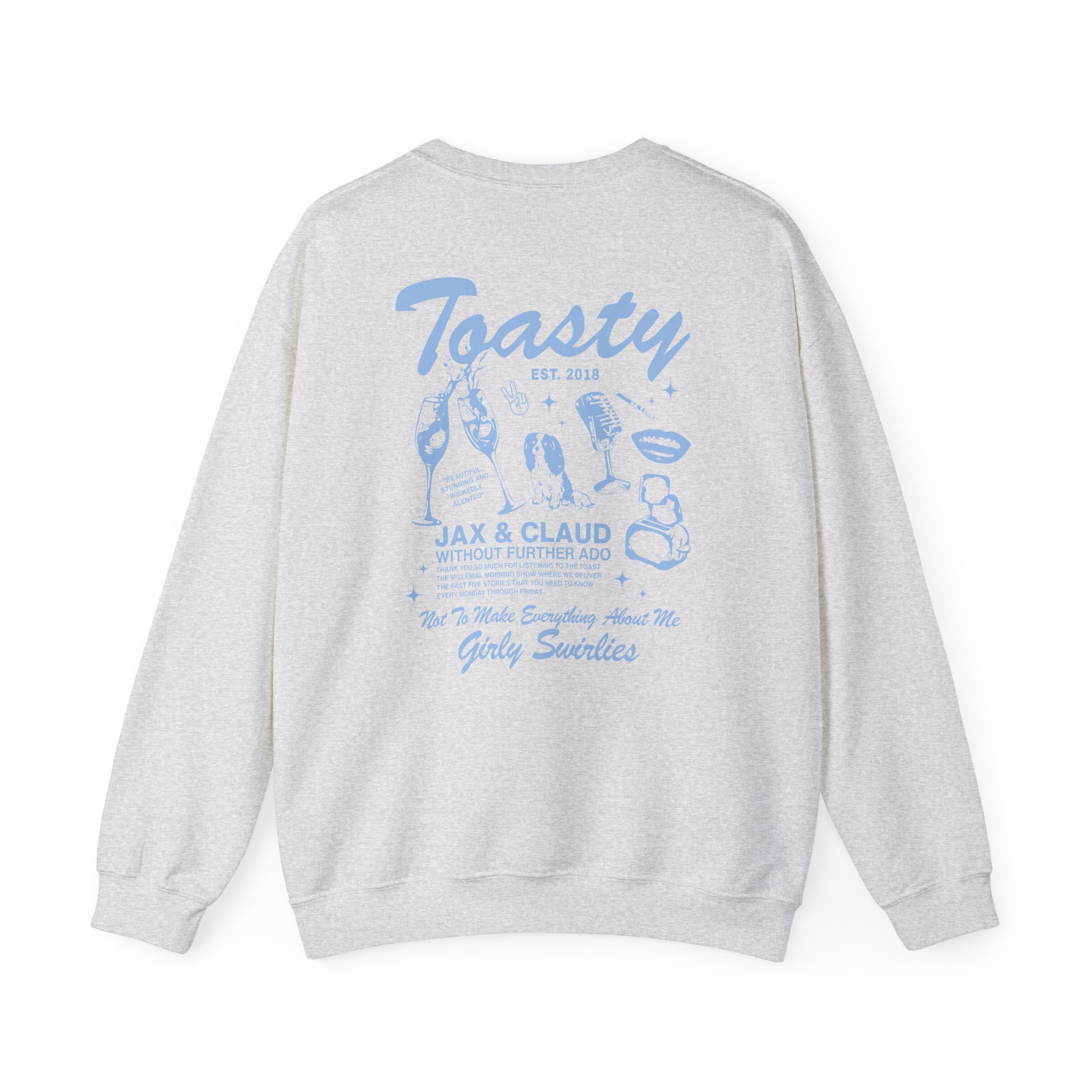 The Toast Toasty Boyfriend Unisex Heavy Blend™ Crewneck Sweatshirt - Image 6