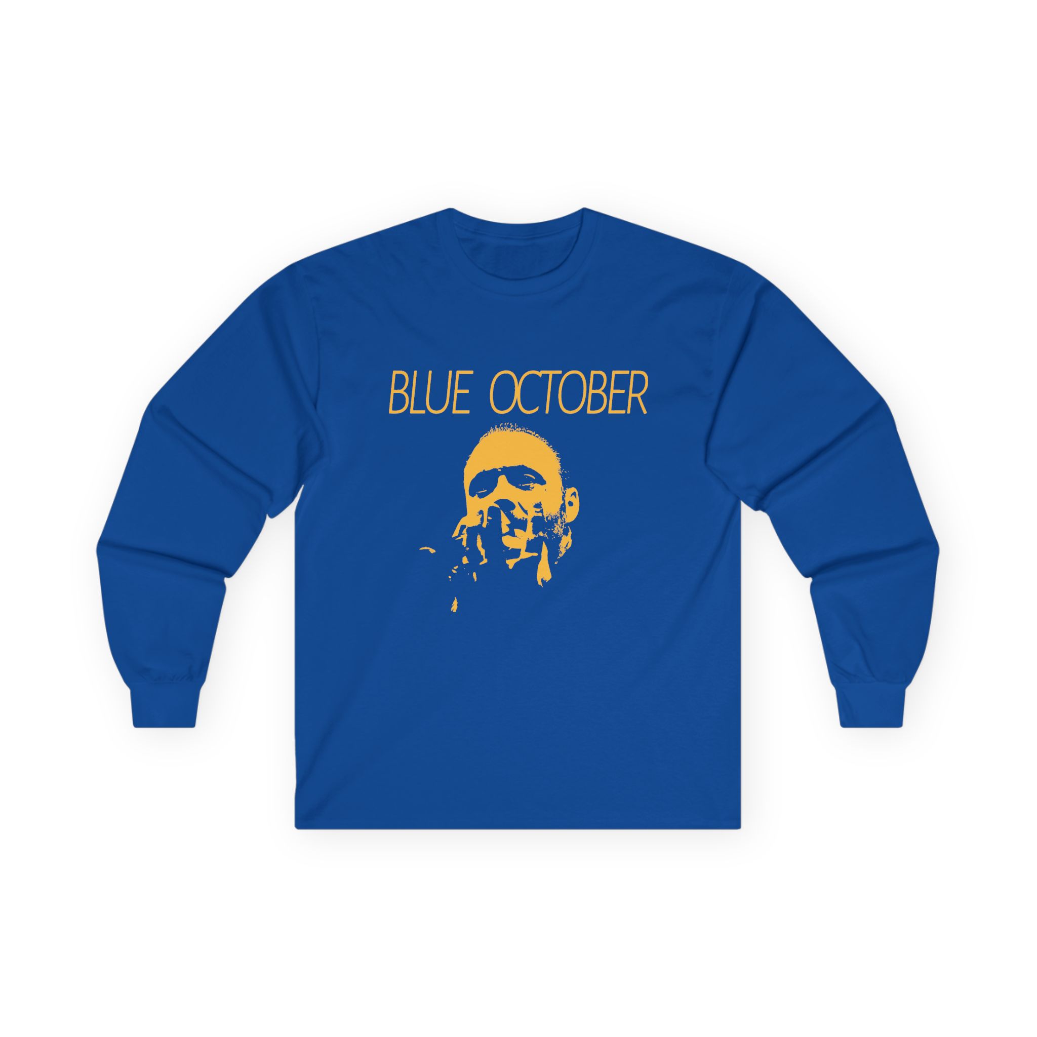 Blue October Midnight Foil Unisex Ultra Cotton Long Sleeve Tee - Image 9