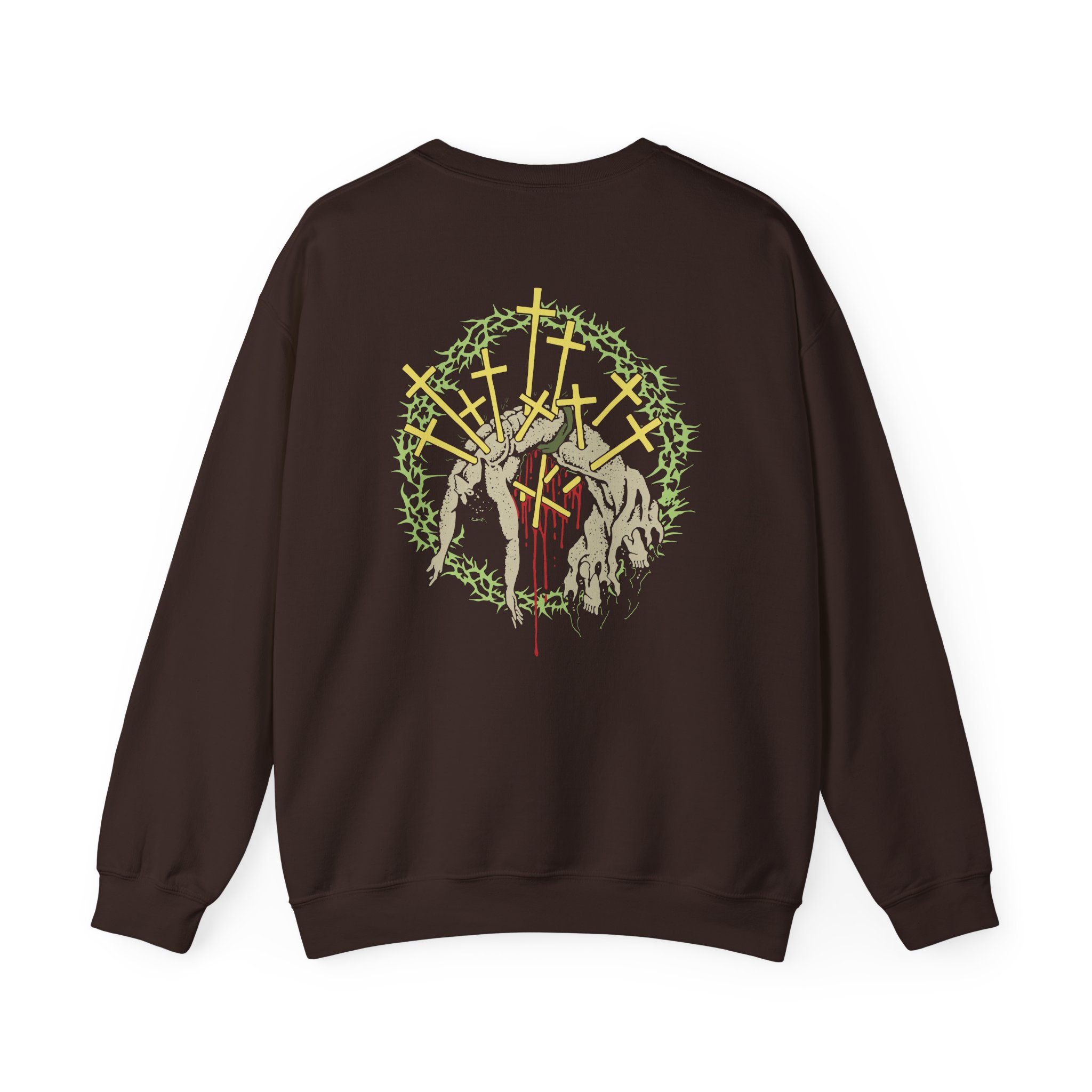 Knocked Loose Crown of Thorns Unisex Heavy Blend™ Crewneck Sweatshirt - Image 4