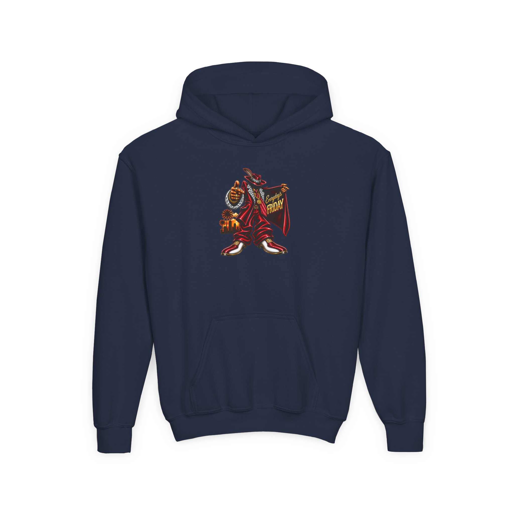 Ice Cube Pimp Youth Heavy Blend Hooded Sweatshirt - Image 5