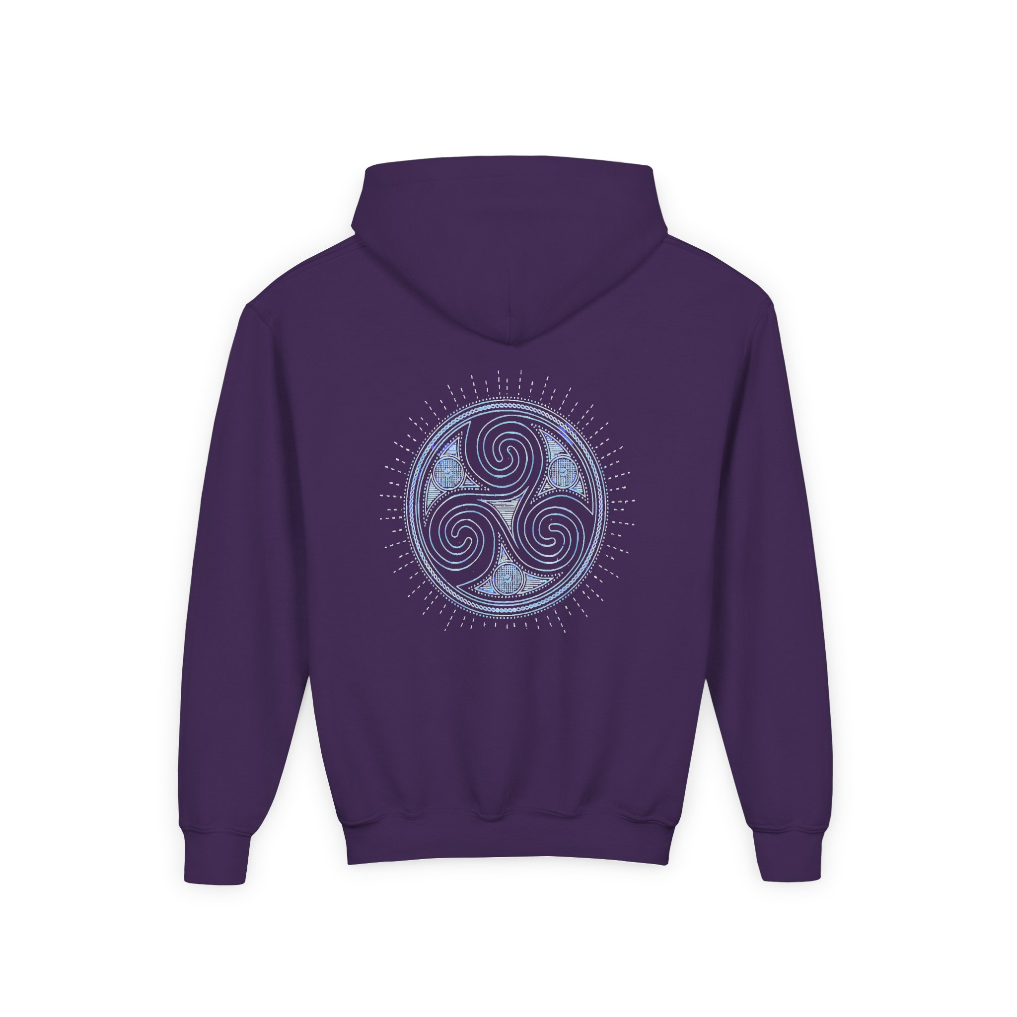 Eluveitie Triskel Youth Heavy Blend Hooded Sweatshirt - Image 6