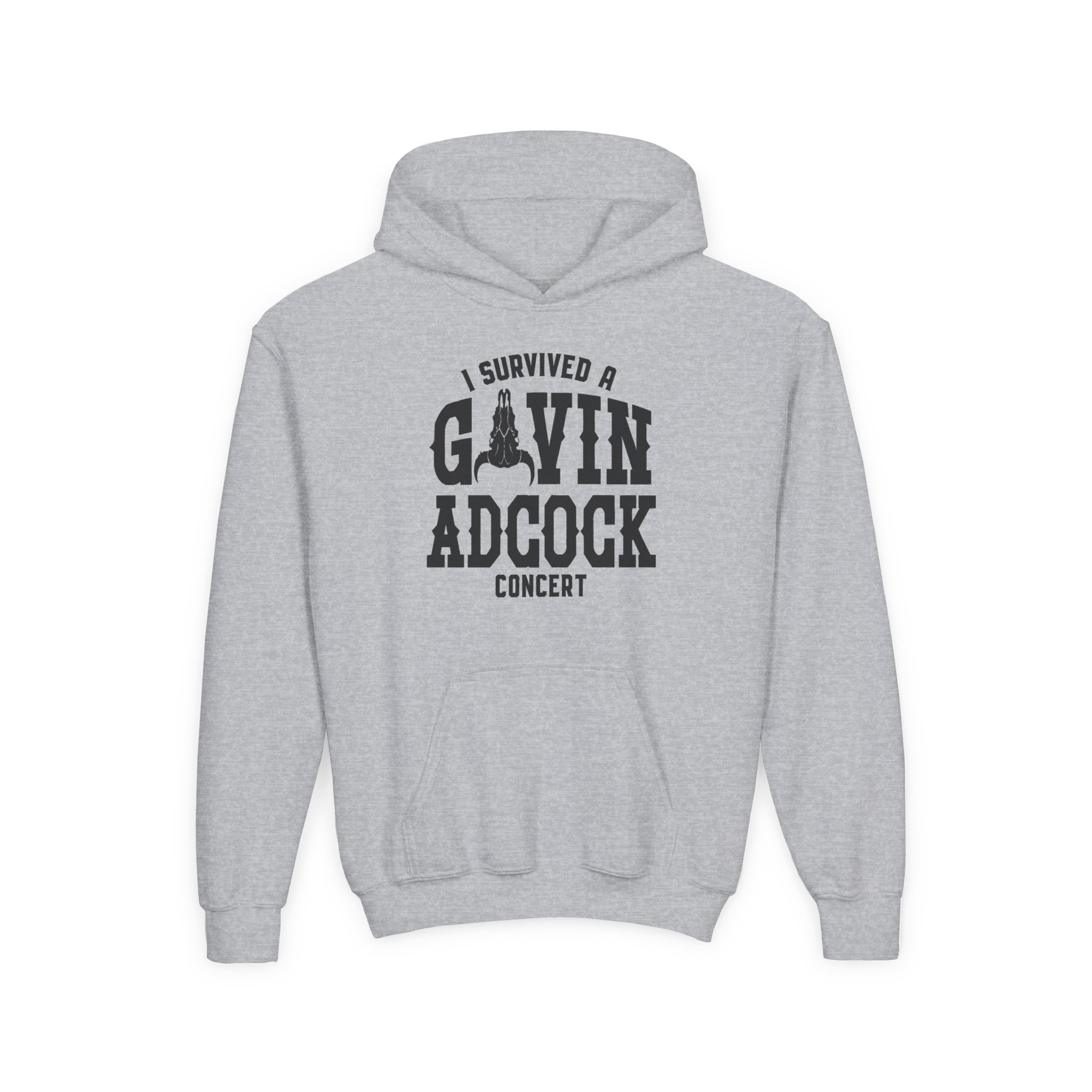 Gavin Adcock Mossy Ok Youth Heavy Blend Hooded Sweatshirt - Image 3