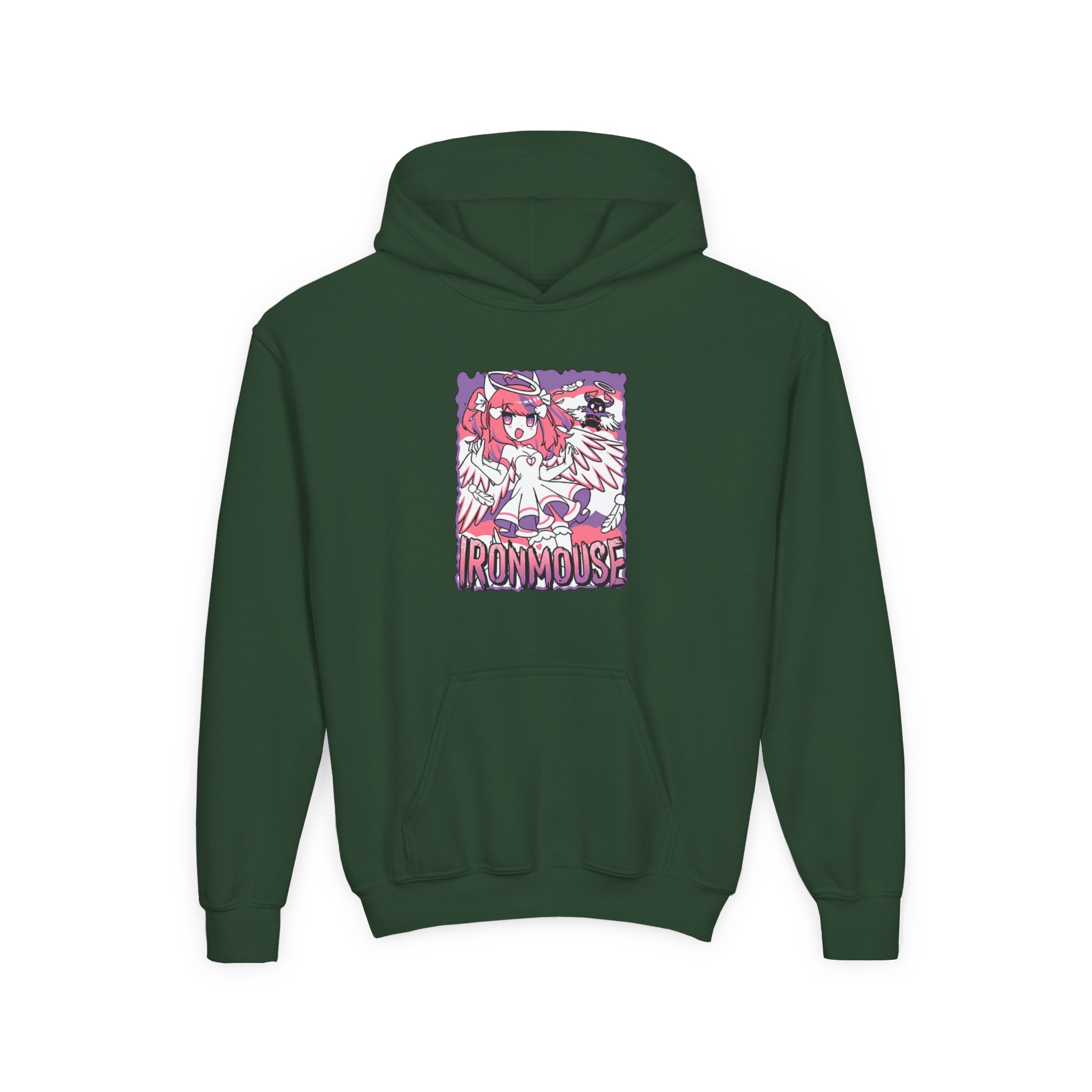 Ironmouse Youth Heavy Blend Hooded Sweatshirt - Image 5