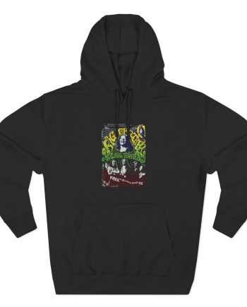 Janis Joplin Free to Everyone Three-Panel Fleece Hoodie