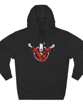 Thunderdome Dance Or Die Three-panel Fleece Hoodie