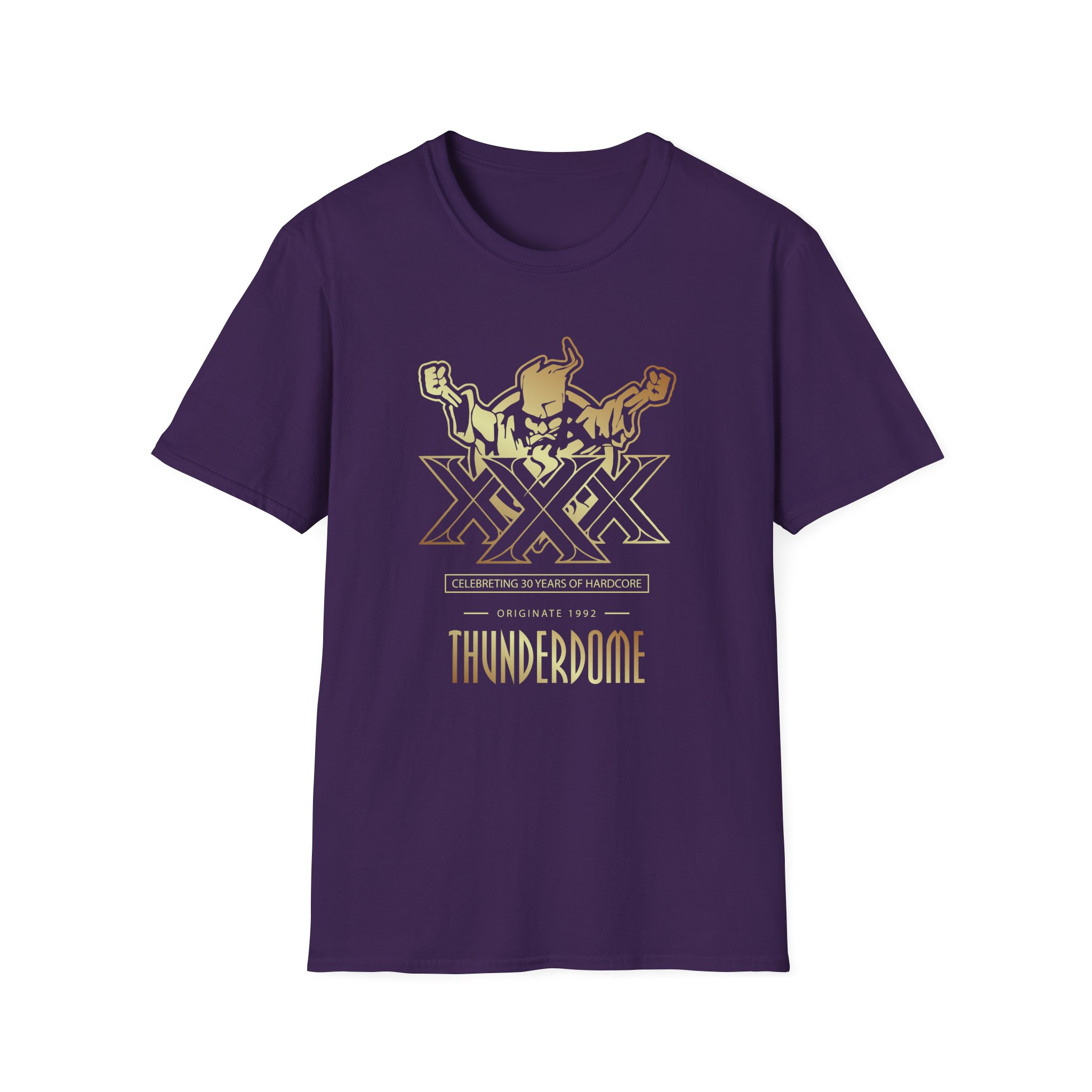 Thunderdome 30 Years of Hardcore Unisex Softstyle T-shirt - Image 21