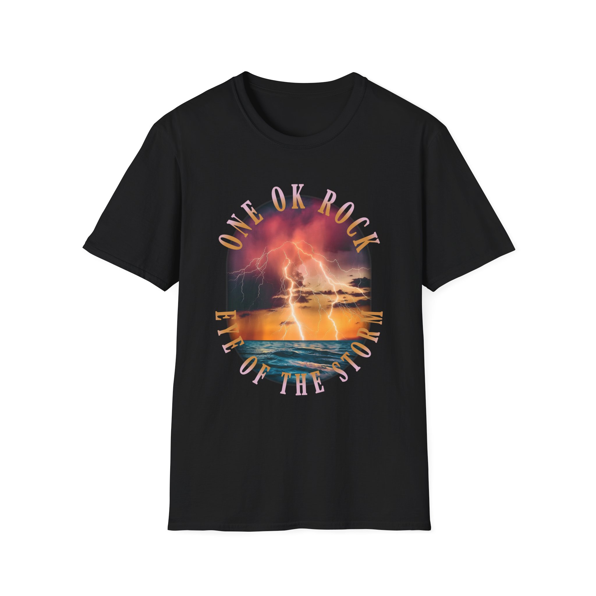One Ok Rock Vintage Storm Unisex Softstyle T-shirt