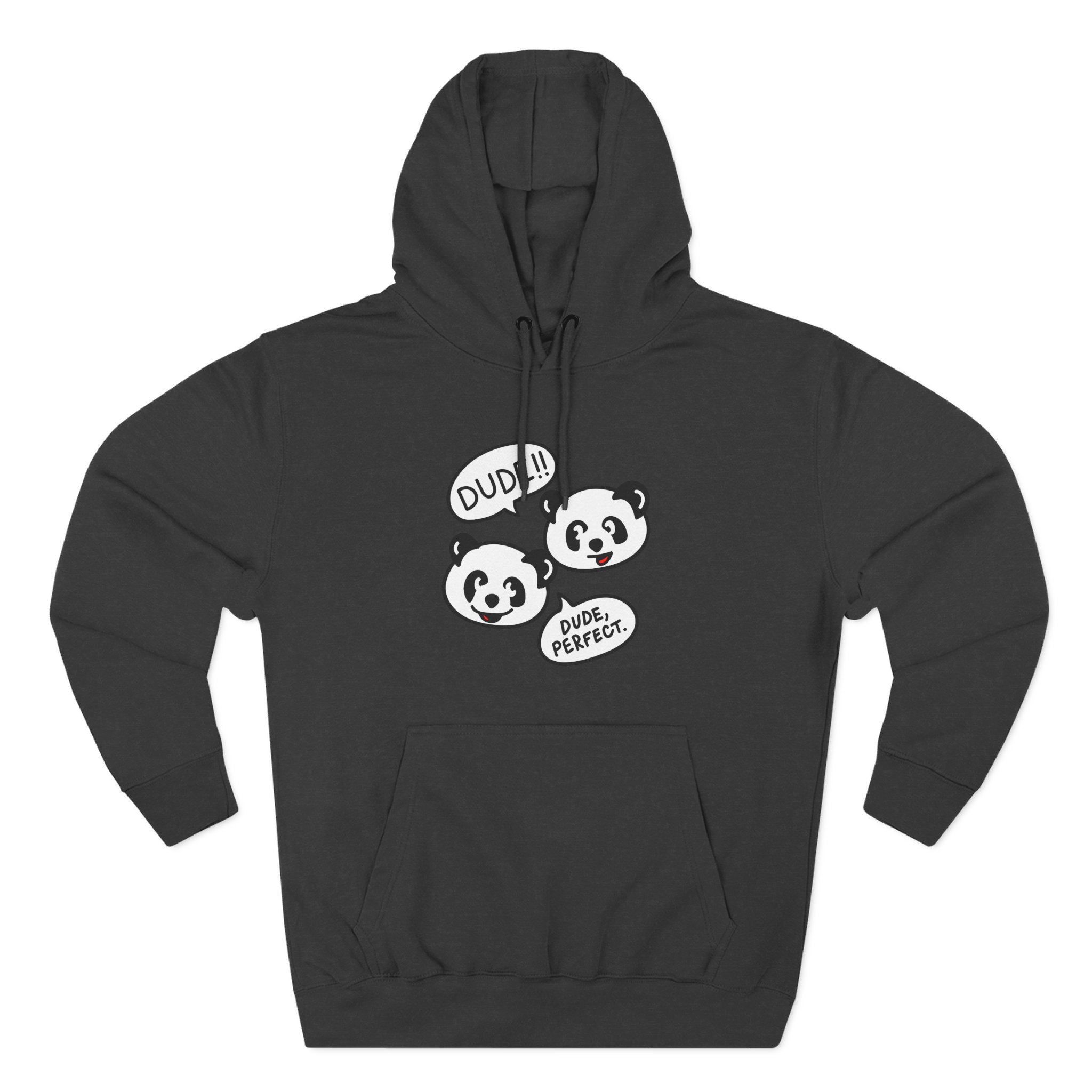Dude Perfect Panda Comic Three-Panel Fleece Hoodie - Image 5