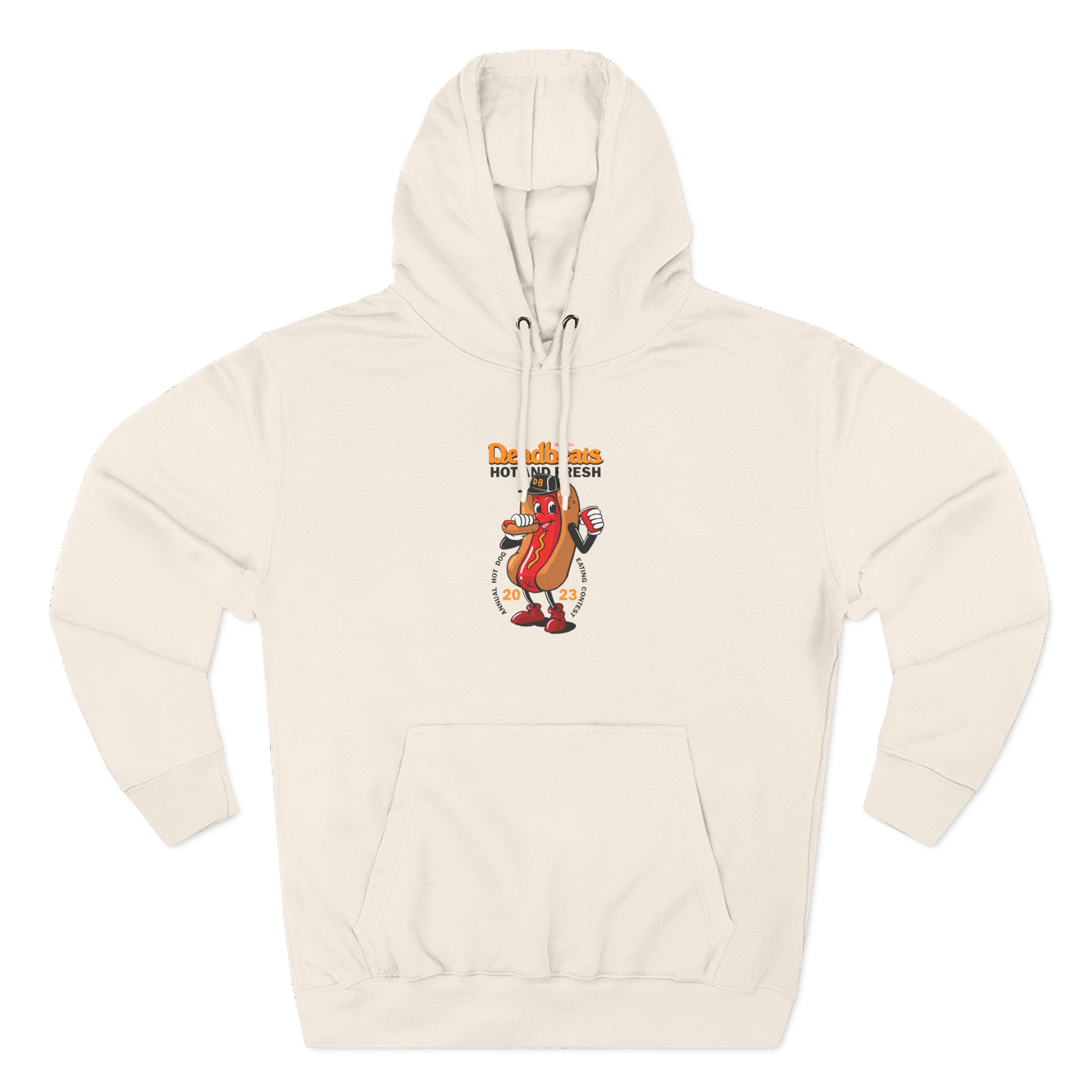 Deadbeats Jamboree Hot Dog Three-Panel Fleece Hoodie - Image 5