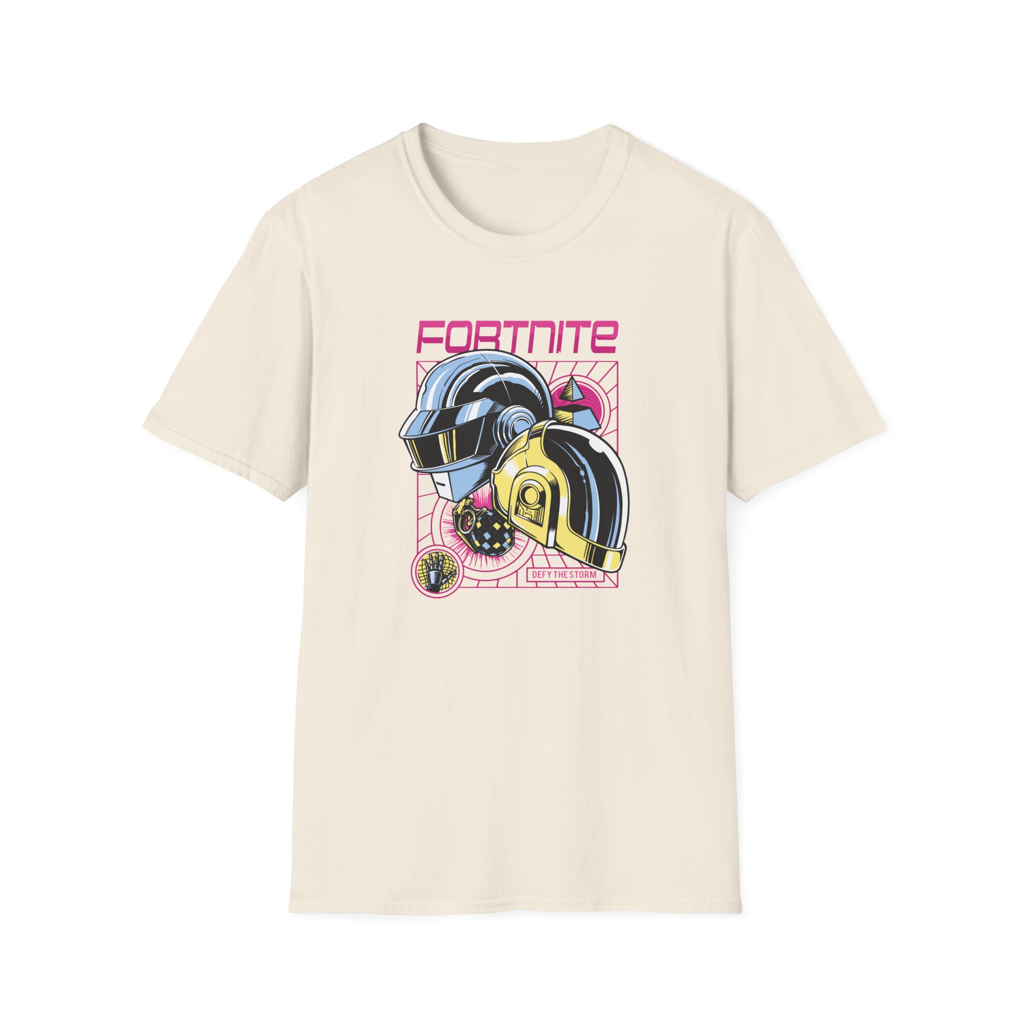 Daft Punk Fortnite X Daft Punk Unisex Softstyle T-Shirt - Image 7