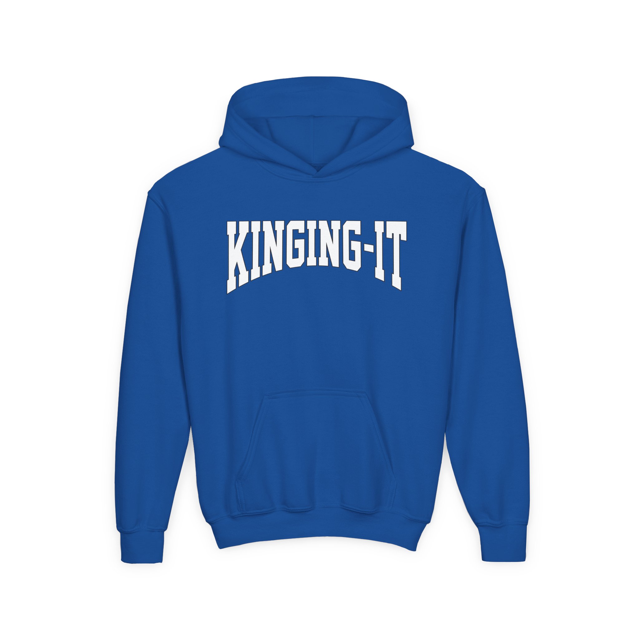 Kinging It Youth Heavy Blend Hooded Sweatshirt - Image 11