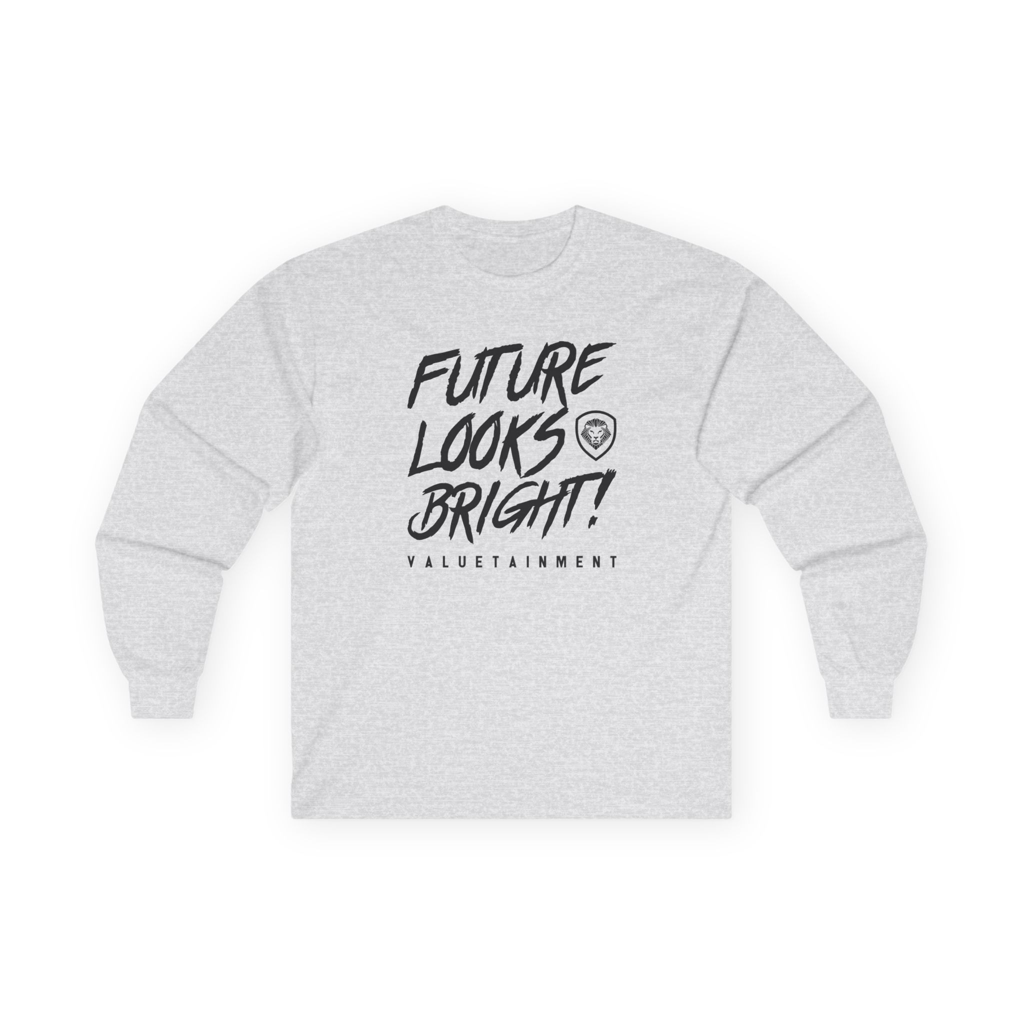 Valuetainment Future Looks Bright Unisex Ultra Cotton Long Sleeve Tee - Image 3