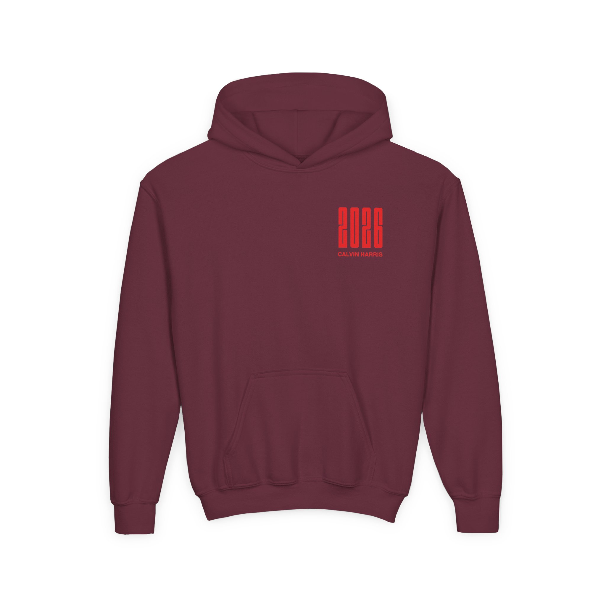 Youth Calvin Harris Malahide Castle Tour Heavy Blend Hooded Sweatshirt - Image 3