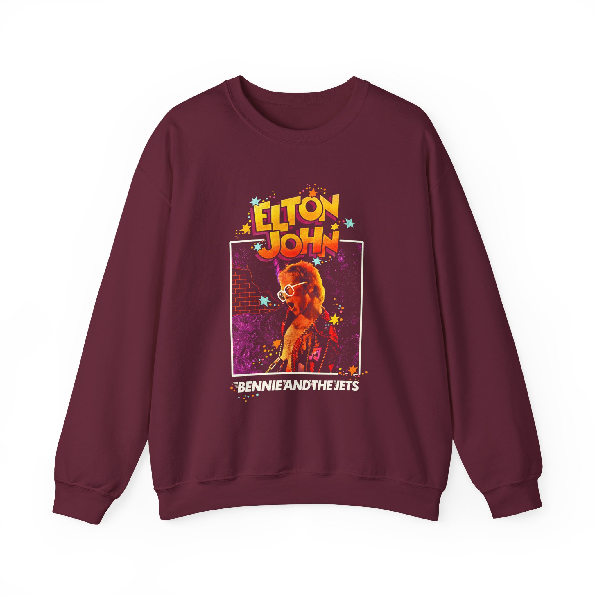 Ej Farewell Bennie and the Jets Retro Unisex Heavy Blend™ Crewneck Sweatshirt - Image 3