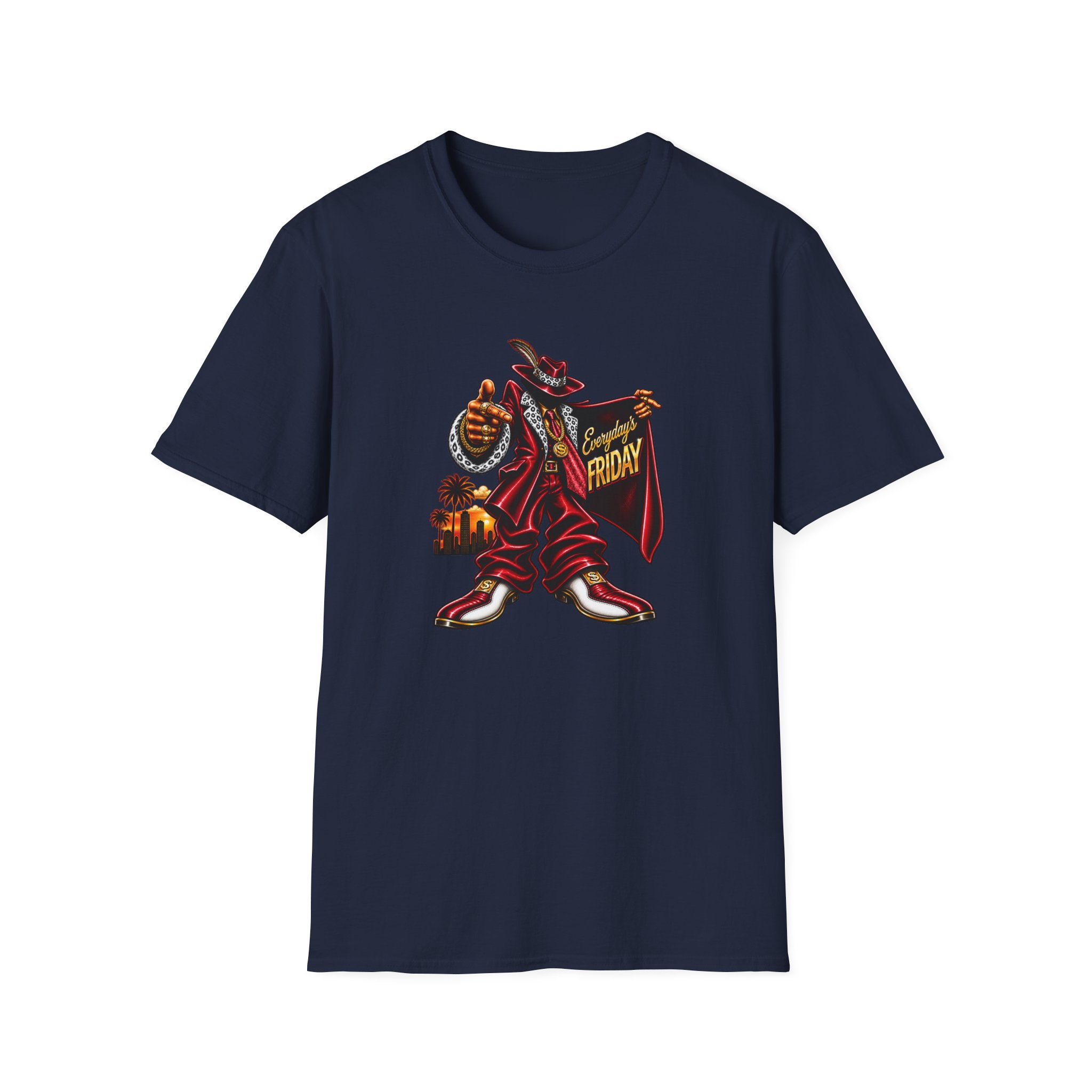 Ice Cube Pimp Unisex Softstyle T-Shirt - Image 25