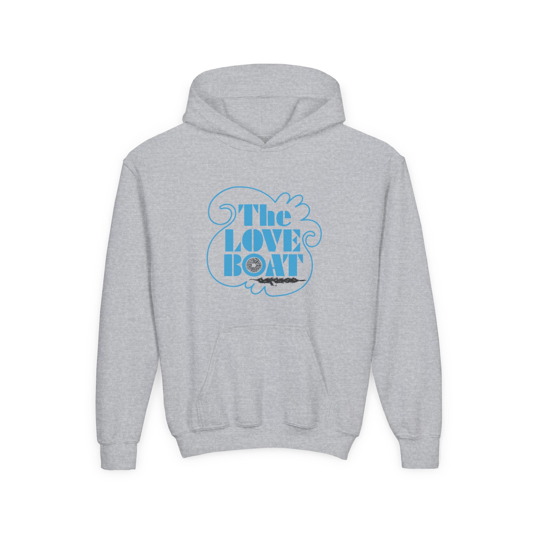 Youth Carcass Love Boat Heavy Blend Hooded Sweatshirt - Image 3