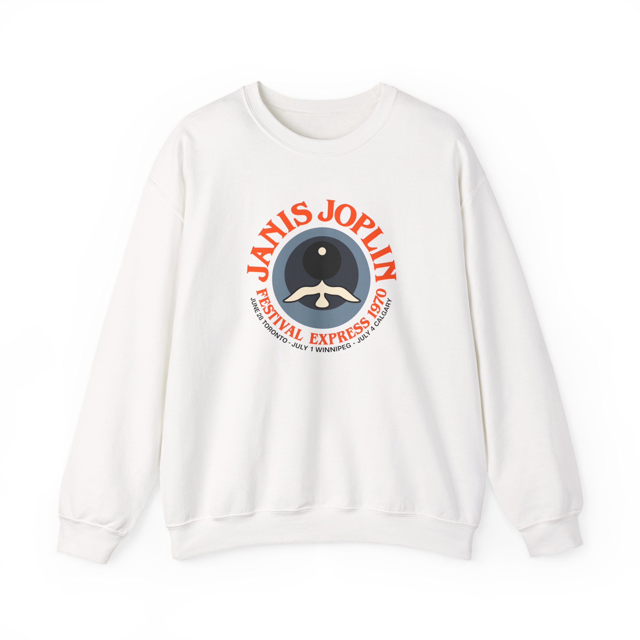 Janis Joplin Festival Express 1970 Unisex Heavy Blend™ Crewneck Sweatshirt