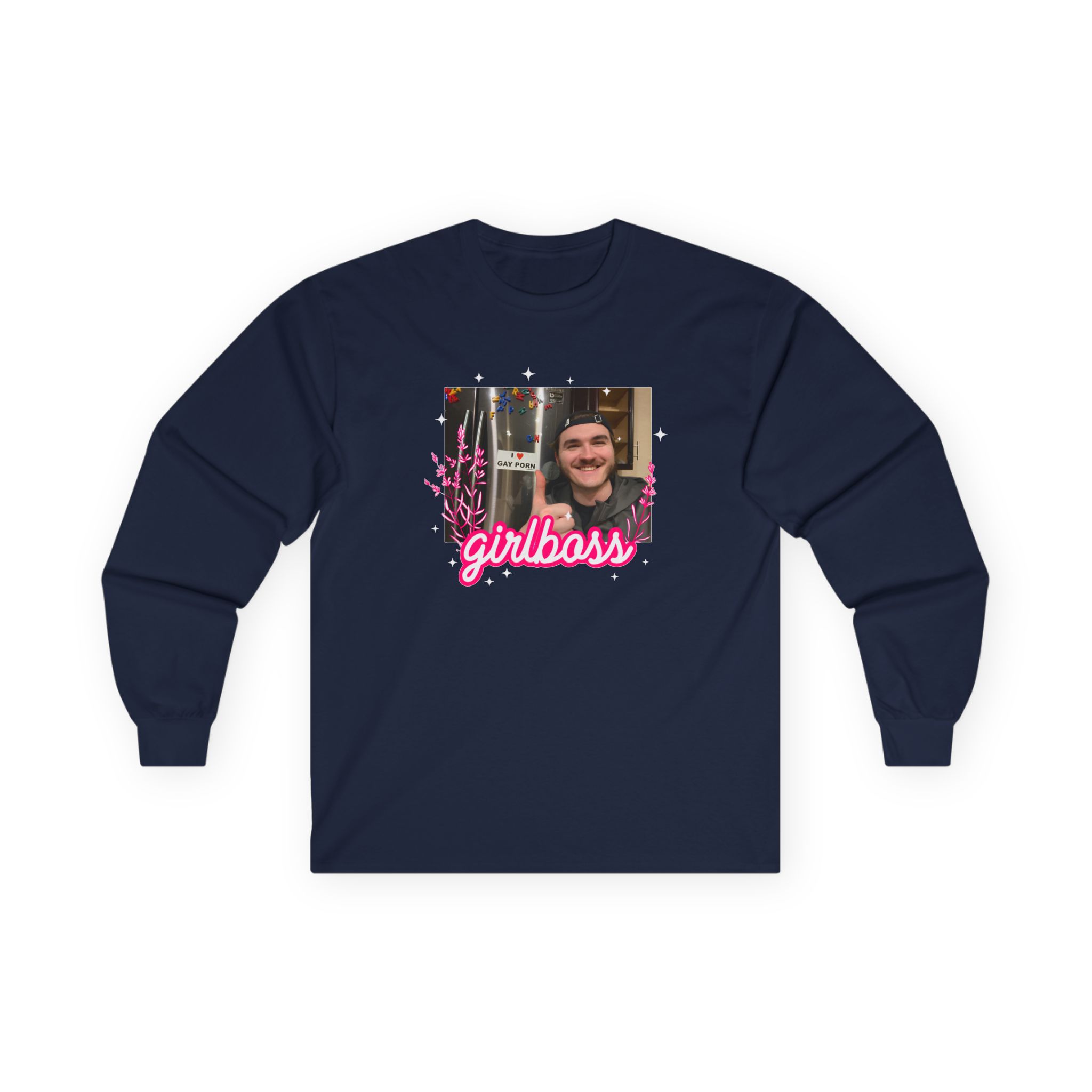 Jschlatt Girlboss Unisex Ultra Cotton Long Sleeve Tee - Image 13