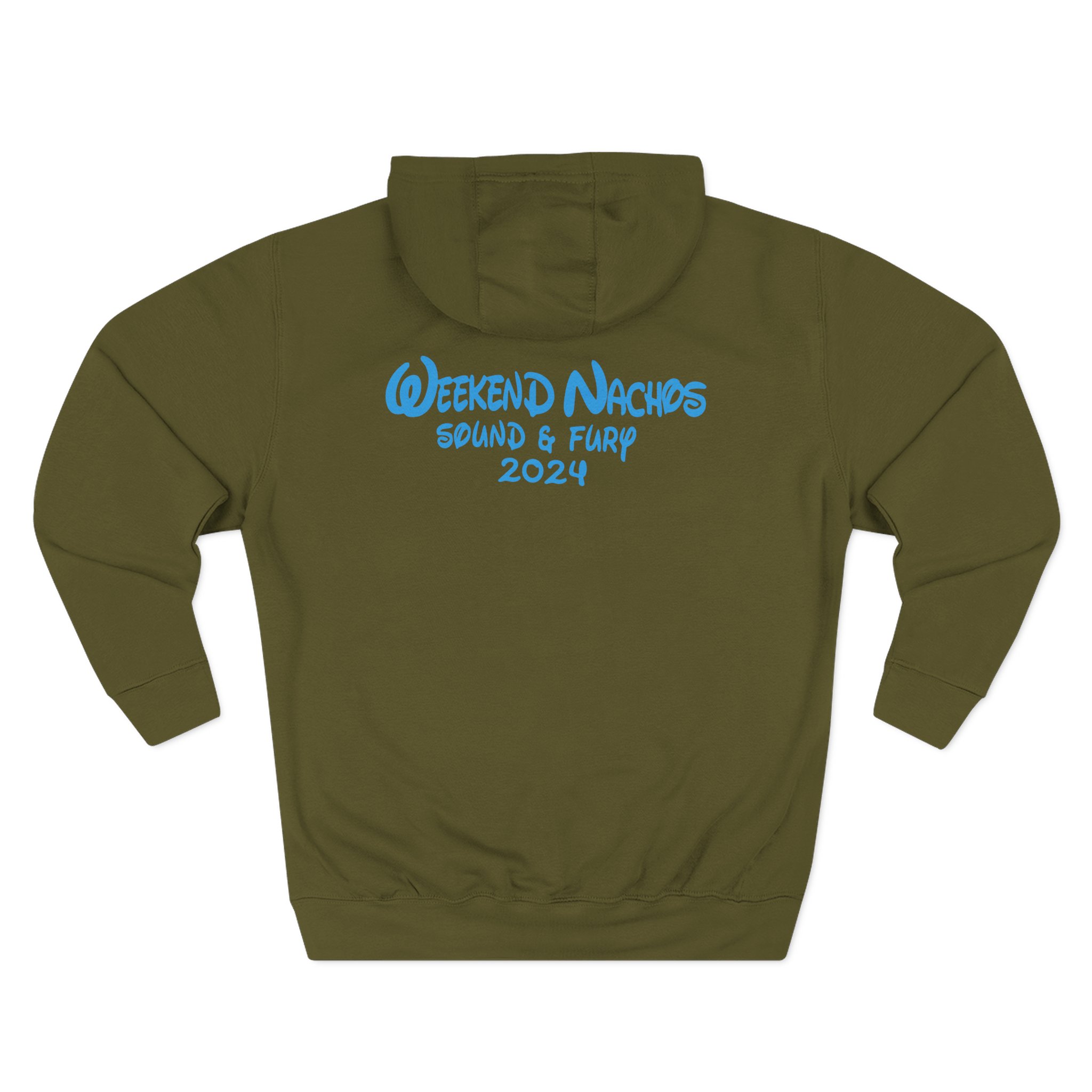 Weekend Nachos Sound and Fury Three-Panel Fleece Hoodie - Image 6