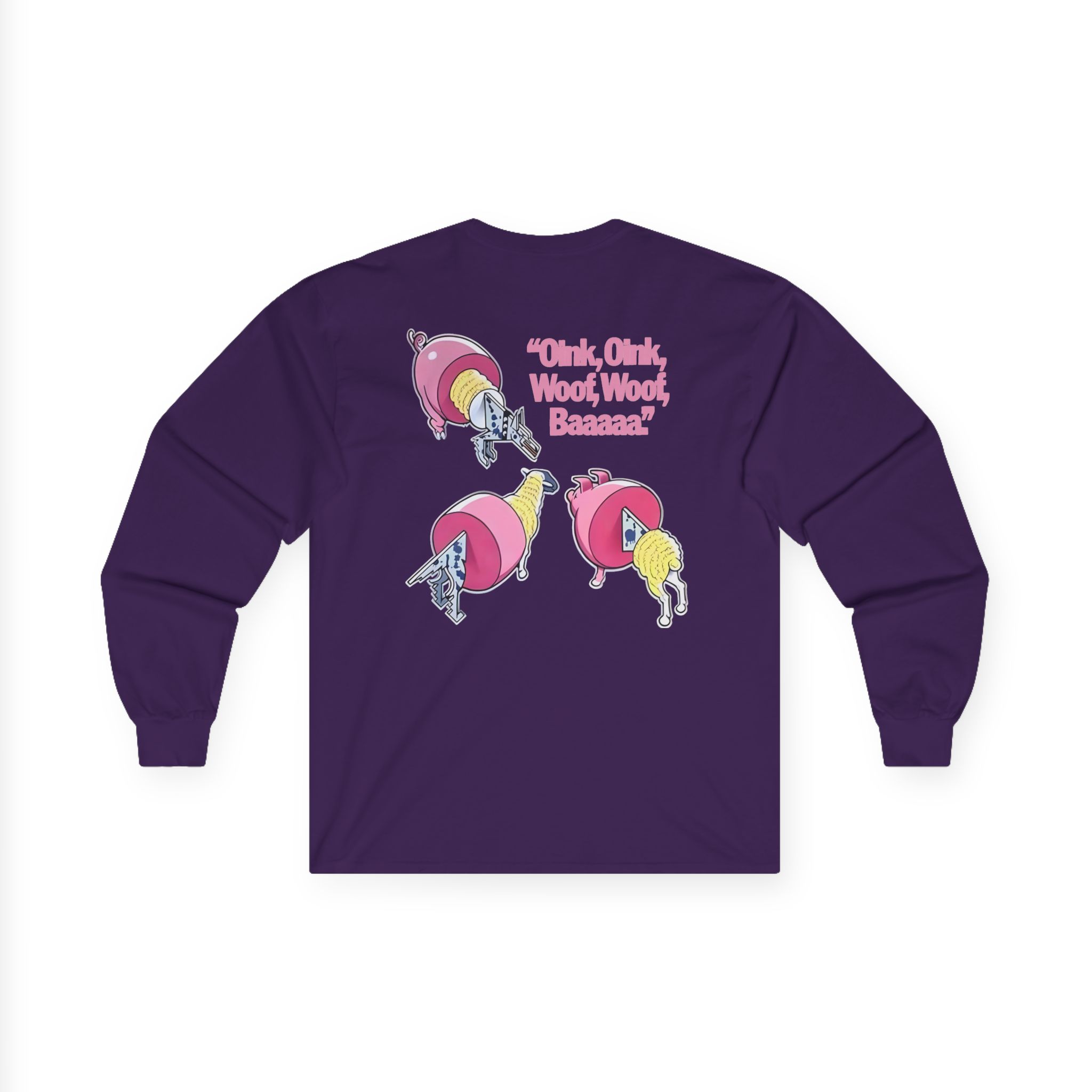 Pink Floyd Animals Oink Oink Unisex Ultra Cotton Long Sleeve Tee - Image 10
