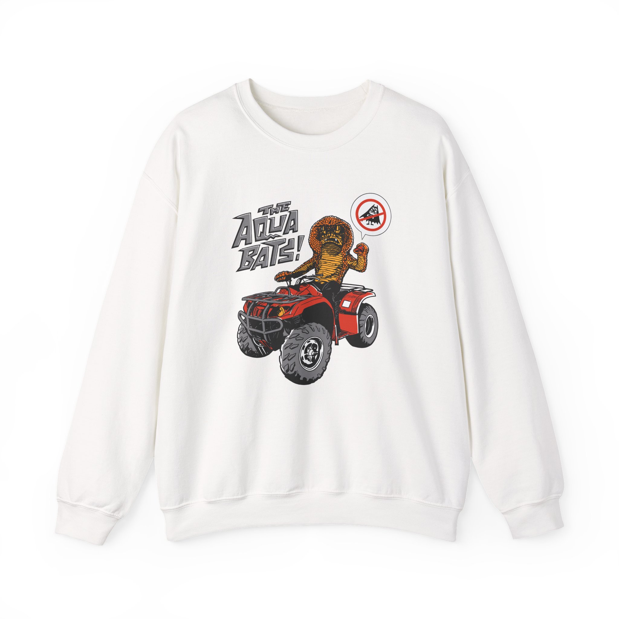 The Aquabats Cobra Man Unisex Heavy Blend™ Crewneck Sweatshirt - Image 3