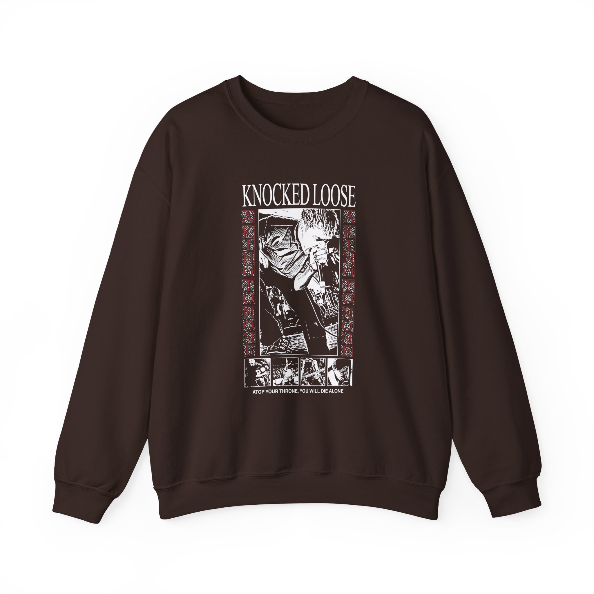 Knocked Loose Atop Your Throne Unisex Heavy Blend™ Crewneck Sweatshirt - Image 3