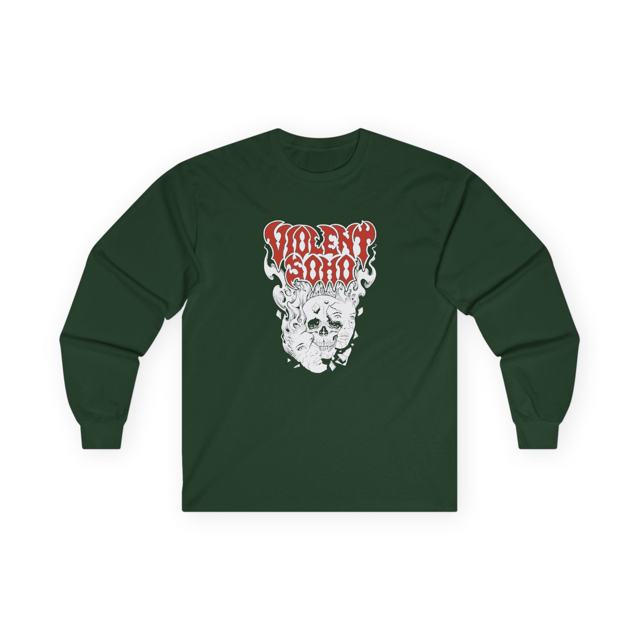 Violent Soho Murdoch Skull Unisex Ultra Cotton Long Sleeve Tee - Image 7