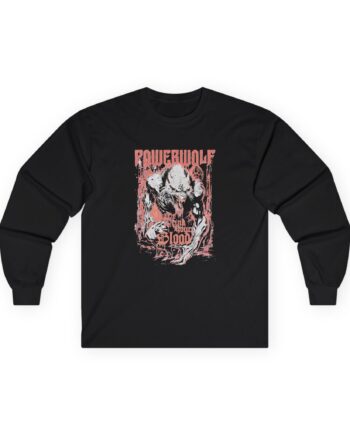 Powerwolf We Drink Your Blood Unisex Ultra Cotton Long Sleeve Tee