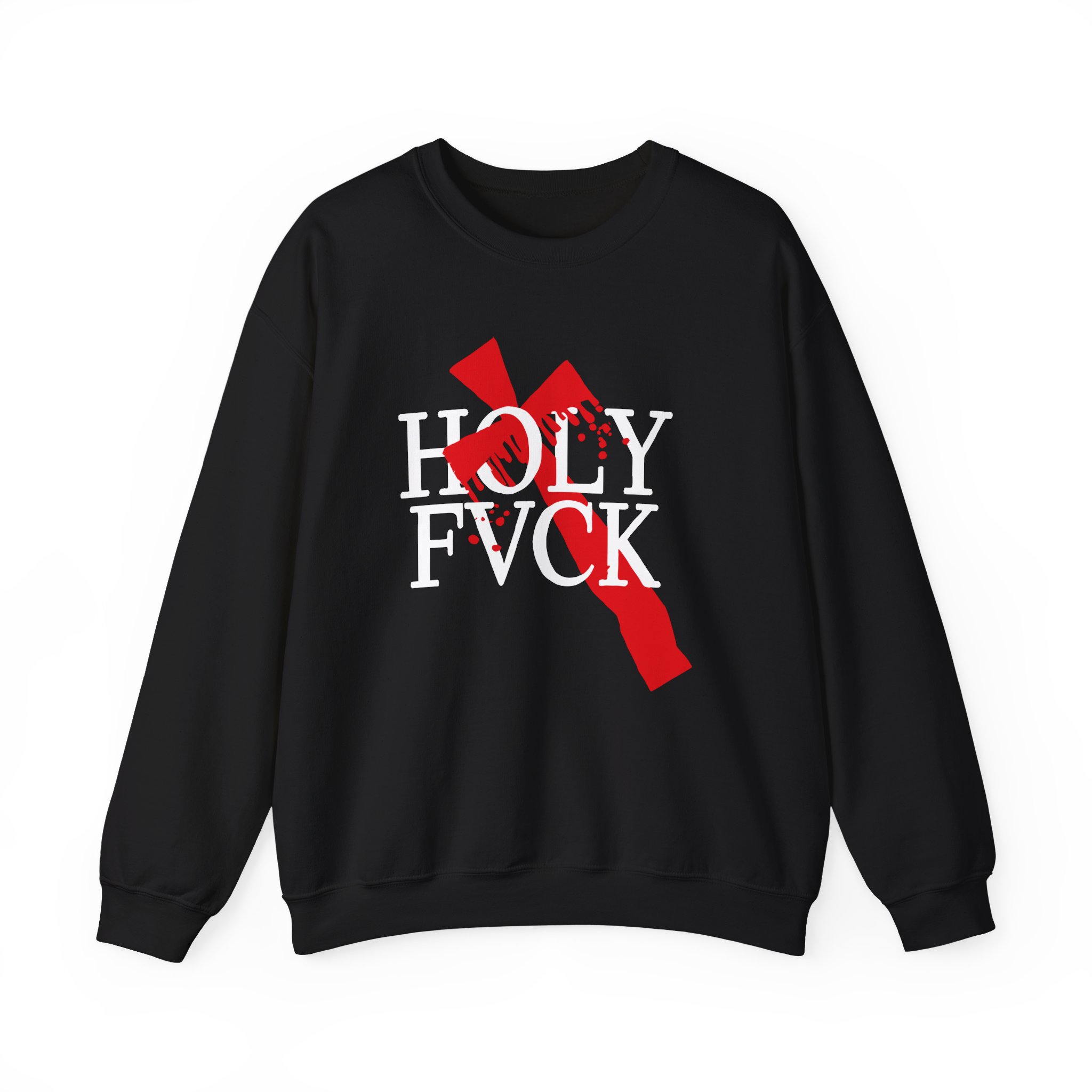D L Bleeding Cross Unisex Heavy Blend™ Crewneck Sweatshirt