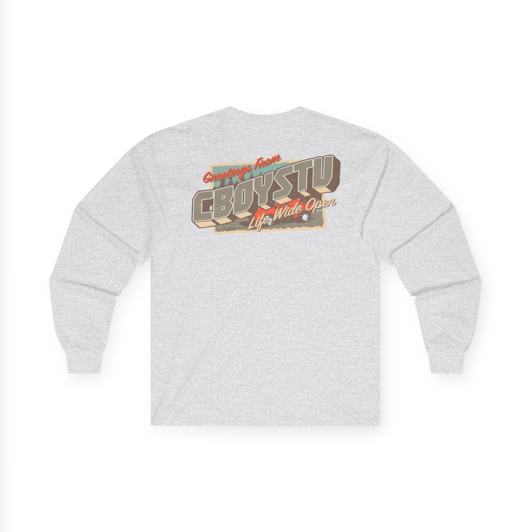 Cboystv Postcard Unisex Ultra Cotton Long Sleeve Tee - Image 6