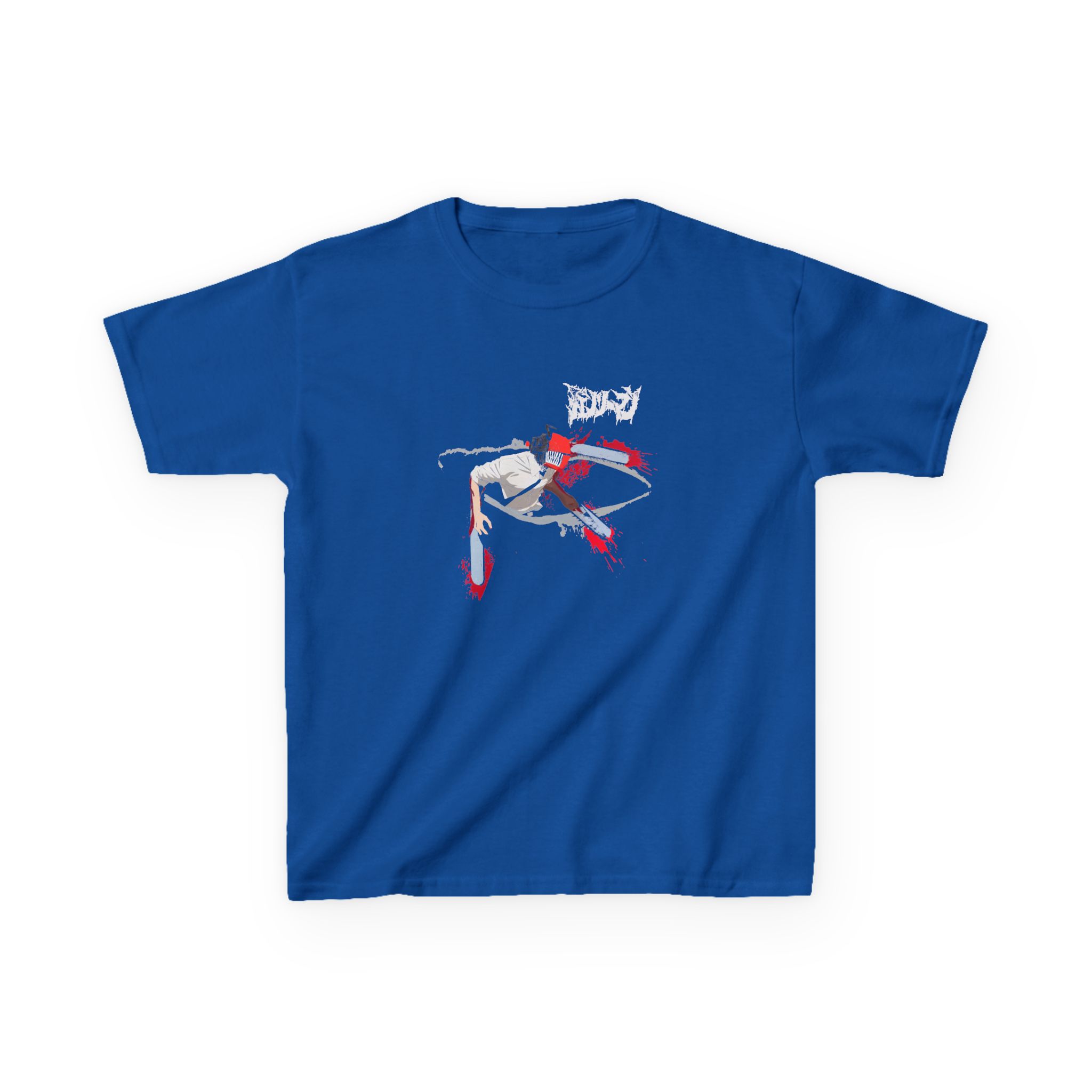 Chainsaw Man Denji Chainsaw Devil Kids Heavy Cotton™ Tee - Image 5